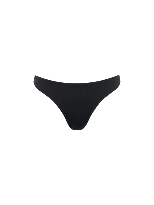mc2-saint-barth-naomi-slip-bikini-donna-nero-tinta-unita image 1