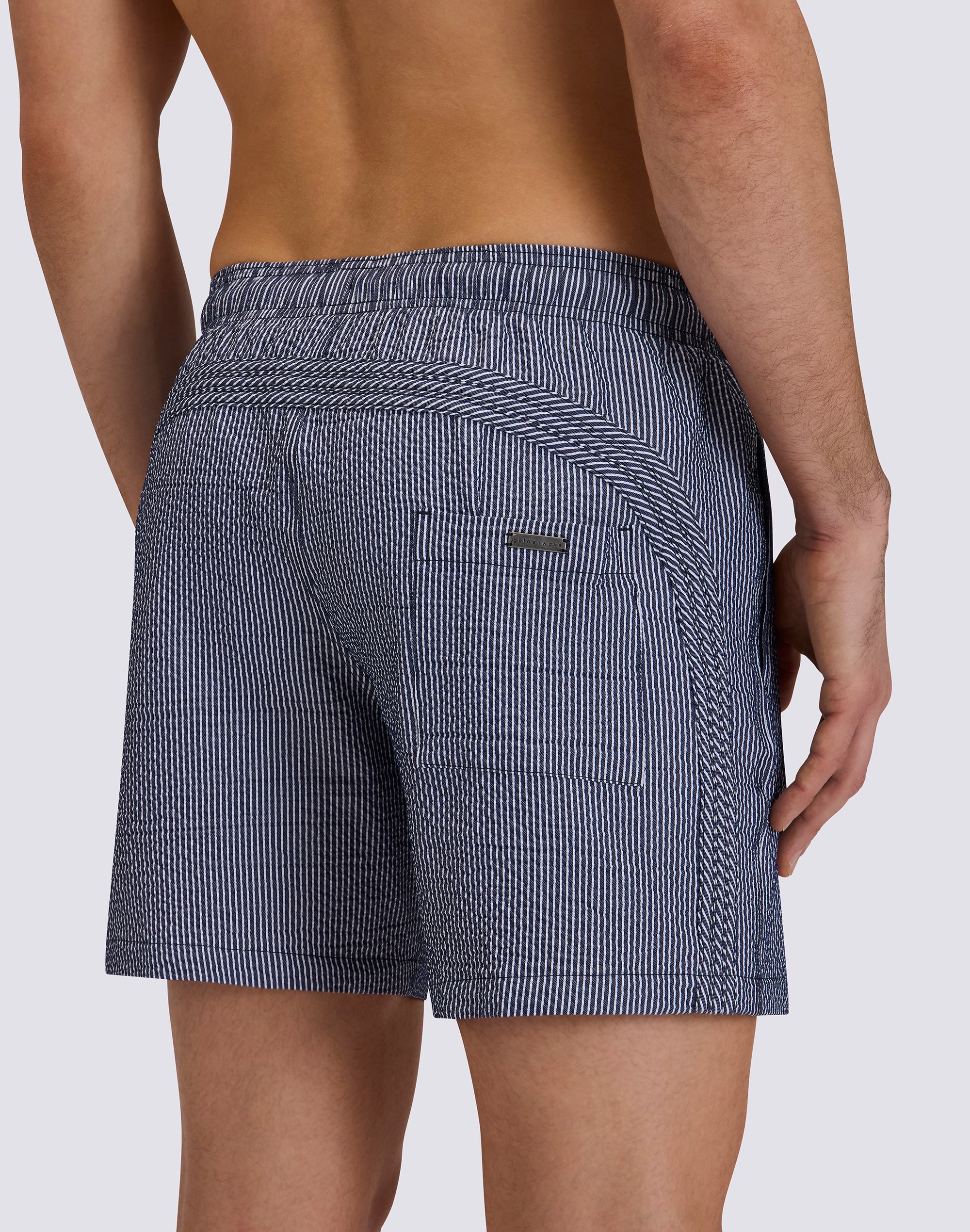 sundek-goldenwave-boardshort-uomo-media-lunghezza-tinto-filo-a-righe image 4