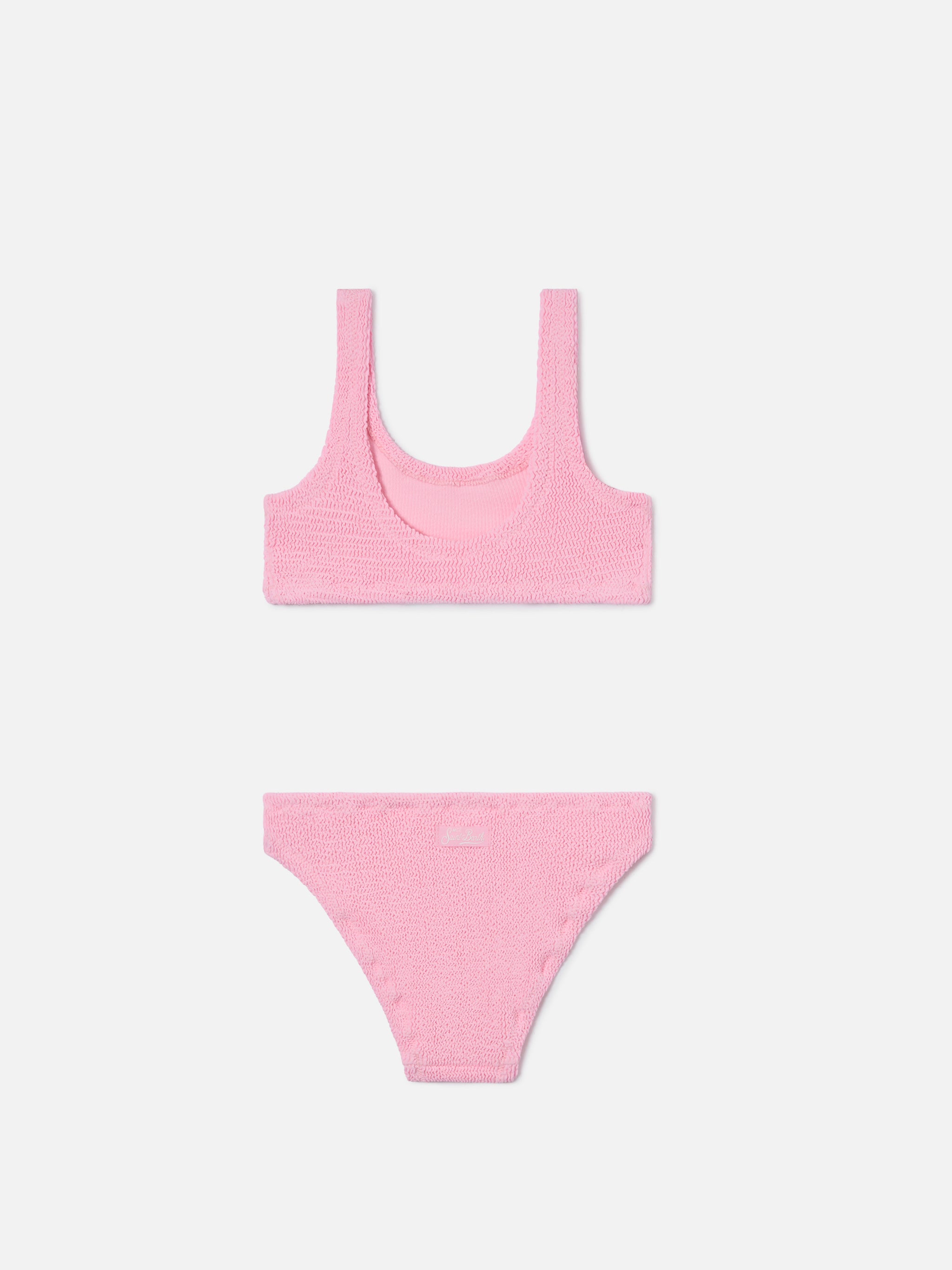 mc2-saint-barth-baker-bikini-bambina-crinkle-rosa-chiaro-bralette image 2