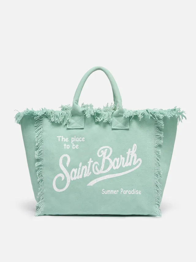 mc2-saint-barth-vanity-borsa-a-spalla-canvas-cotone-verde-salvia image 1