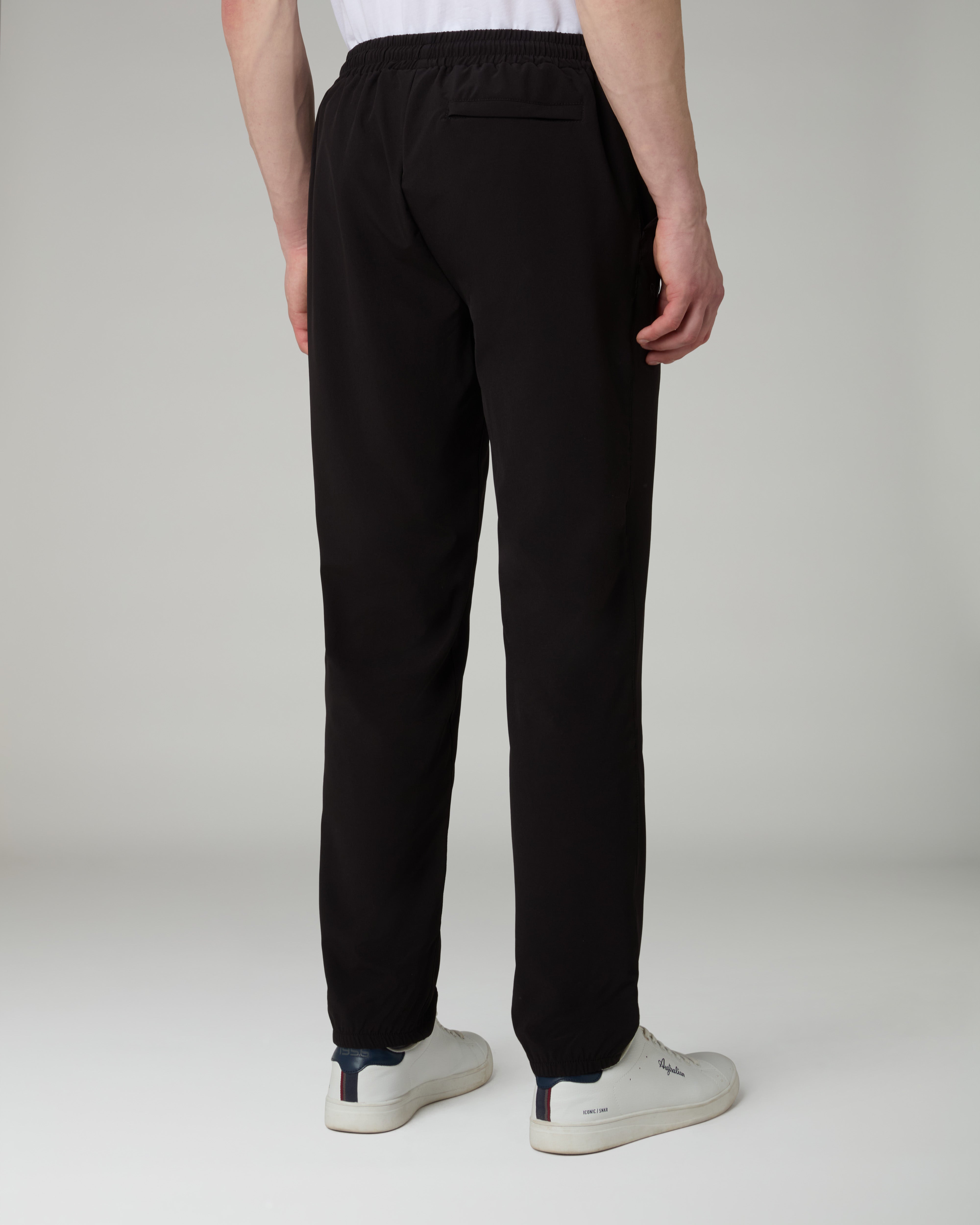 australian-easy-move-track-pant-pantalone-tuta-nero-in-slam-bi-elastico image 3
