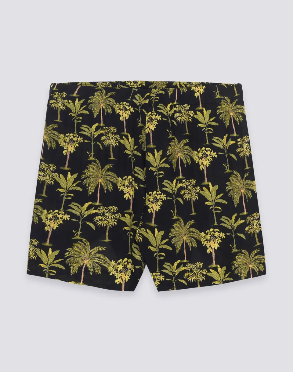 sundek-shorts-donna-a-vita-elasticata-fantasia-botanic-in-viscosa image 1