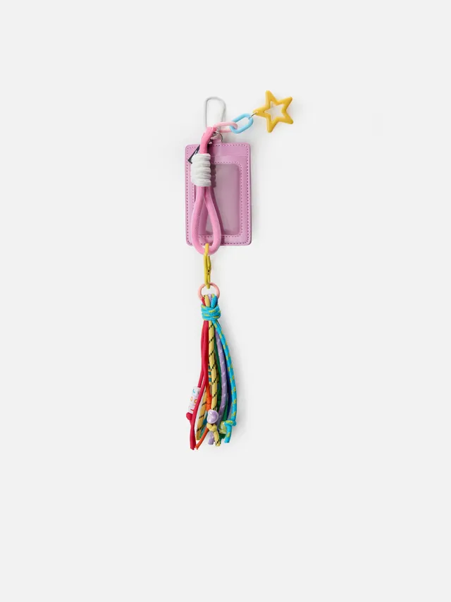 mc2-saint-barth-funny-charm-da-borsa-con-badge-e-moschettone image 1