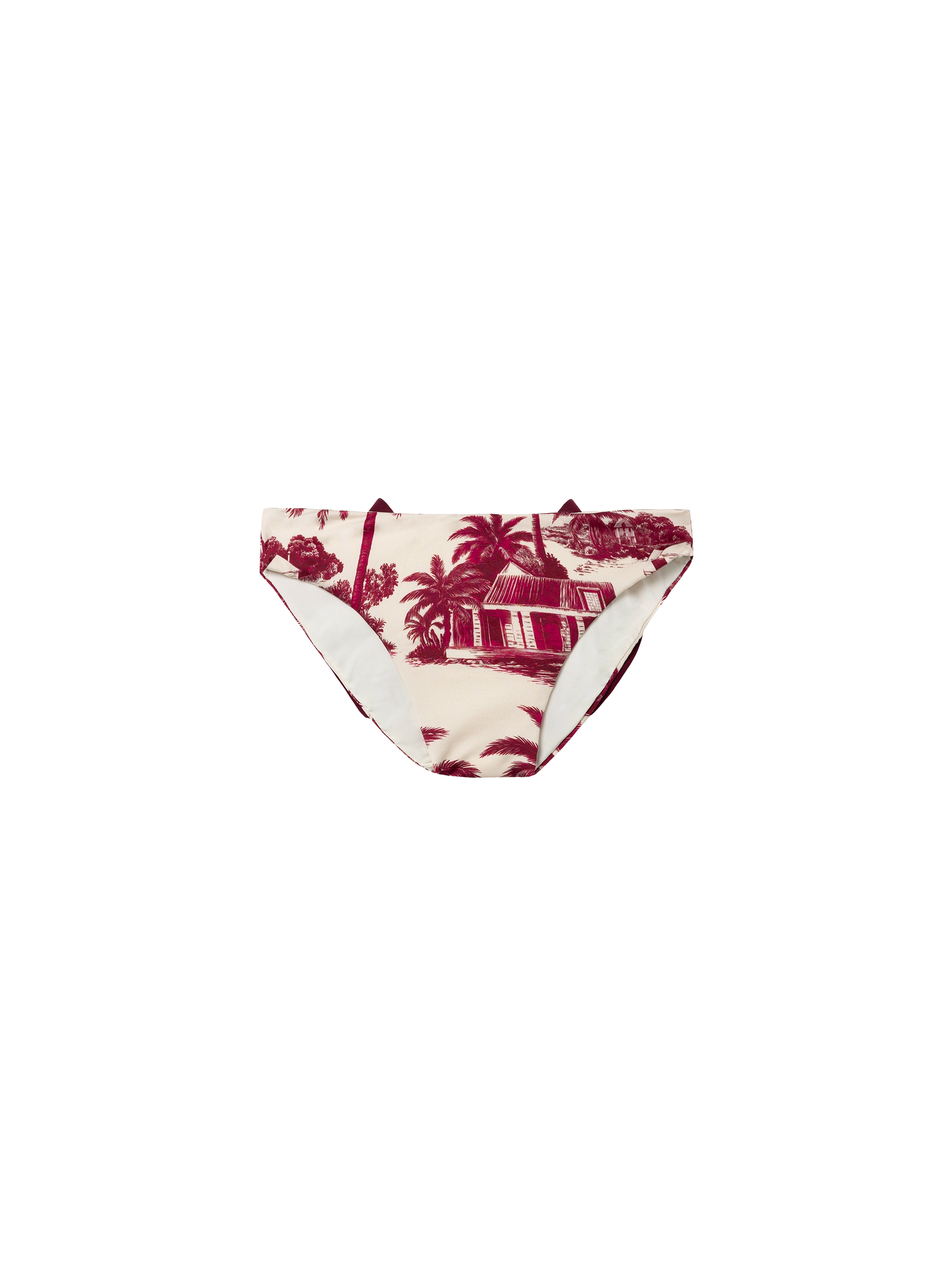 mc2-saint-barth-madame-slip-mare-bambina-toile-de-jouy-bianco-con-fiocco image 1