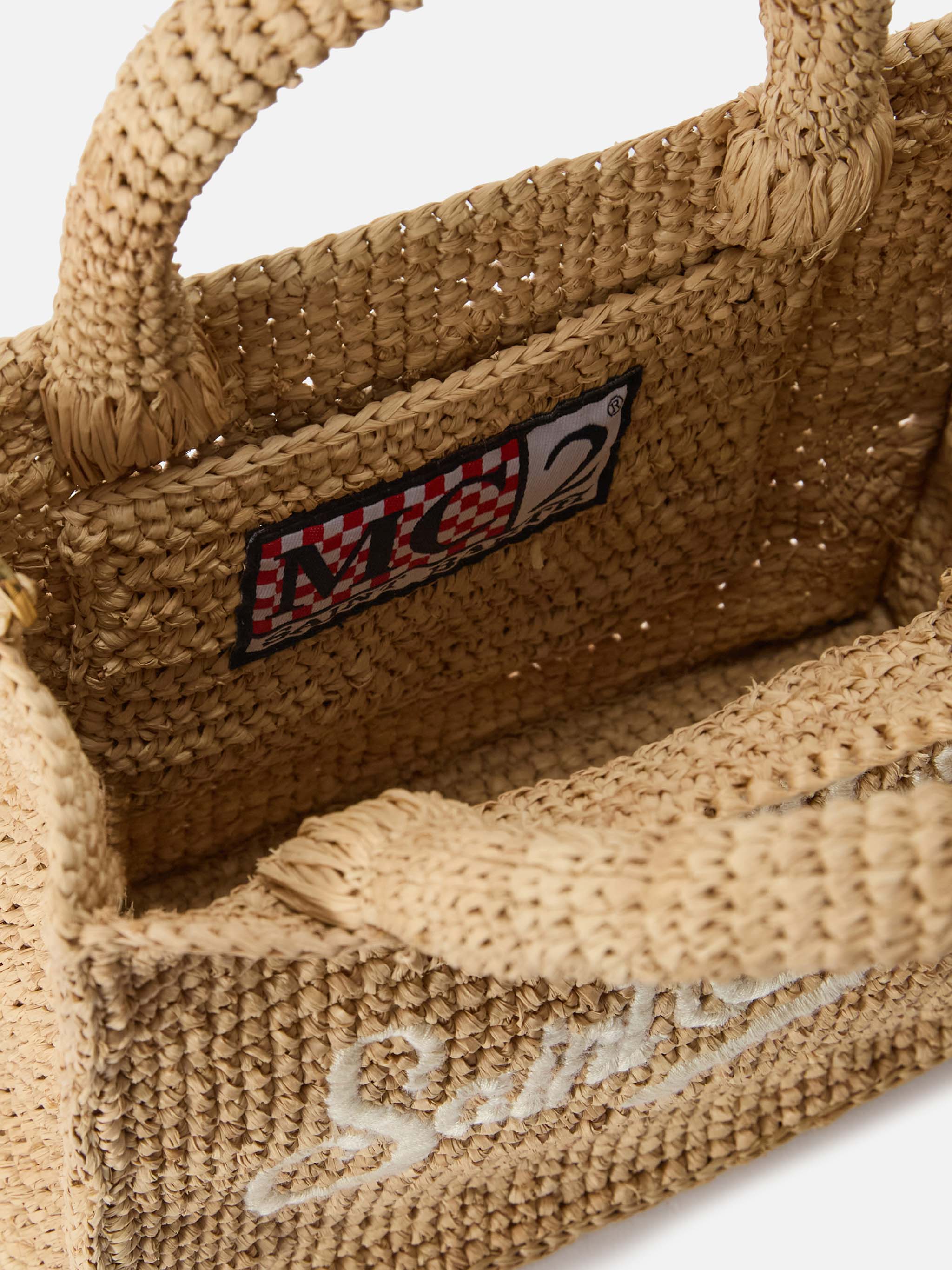mc2-saint-barth-borsa-vanity-mini-in-raffia-beige-con-logo-ricamato image 5