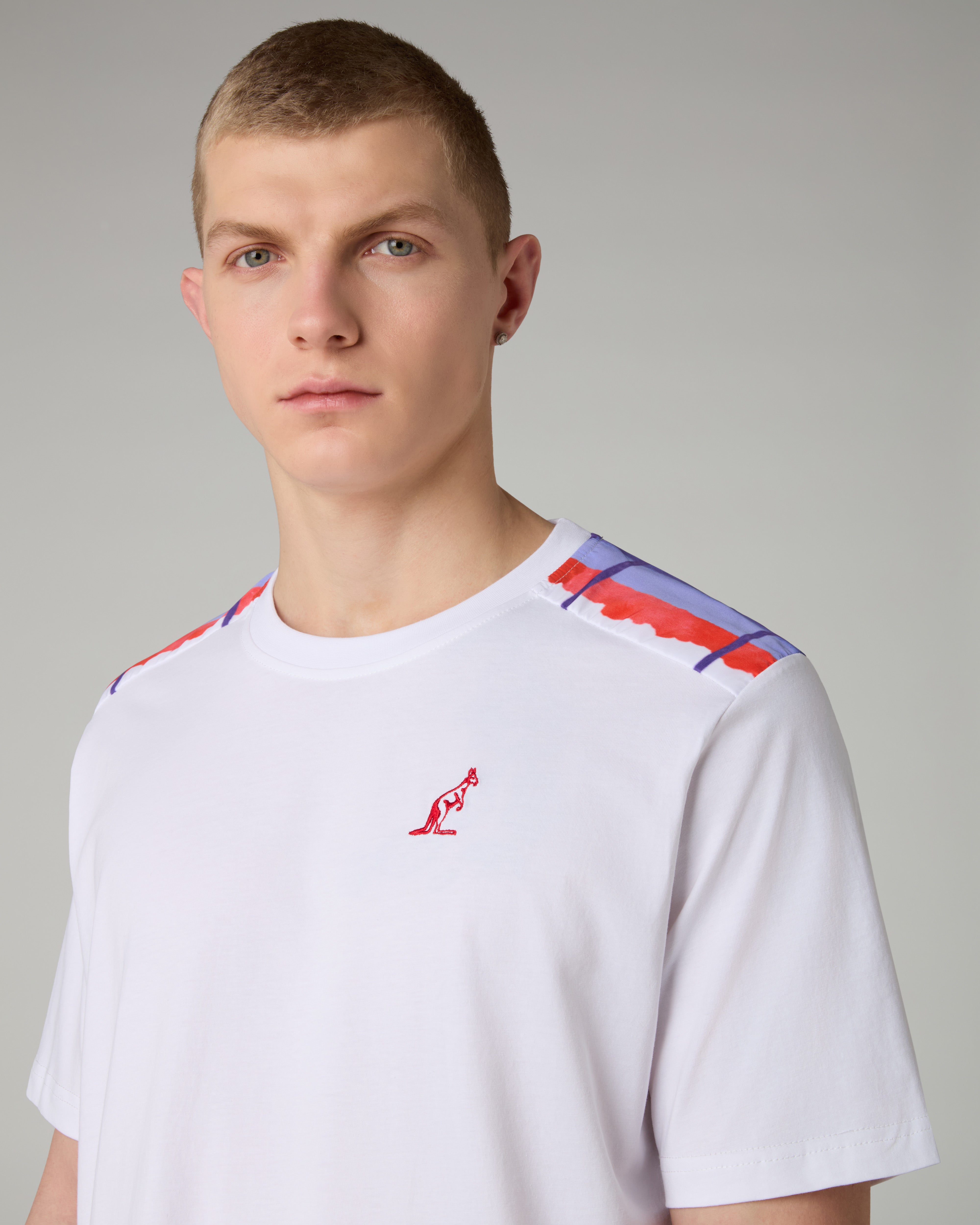 australian-goran-pink-t-shirt-in-cotone-uomo image 4