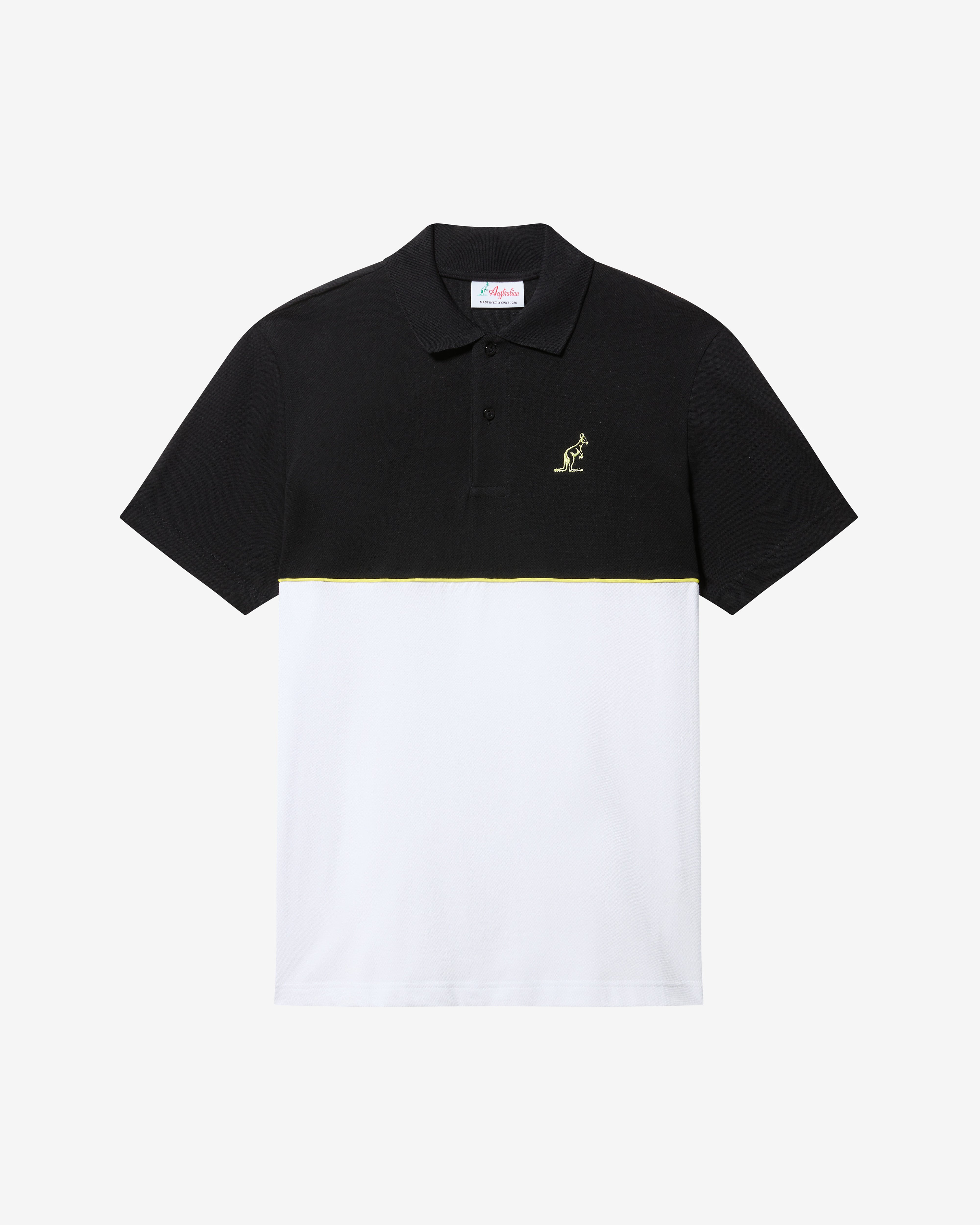 australian-vinyl-polo-shirt-nera-polo-in-piquet-elasticizzato image 5