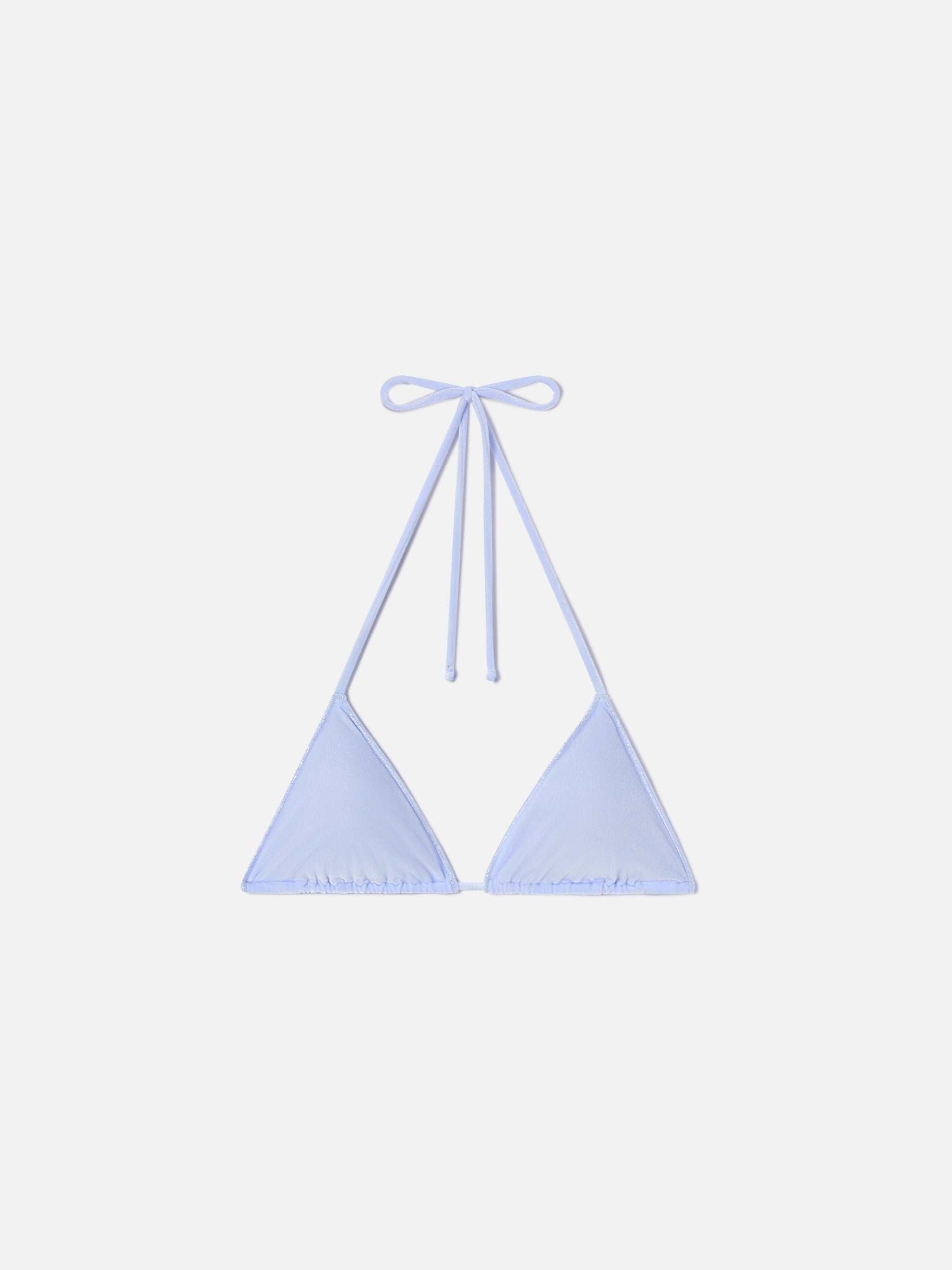 mc2-saint-barth-top-bikini-leah-overlock-triangolo-velluto-azzurro image 1