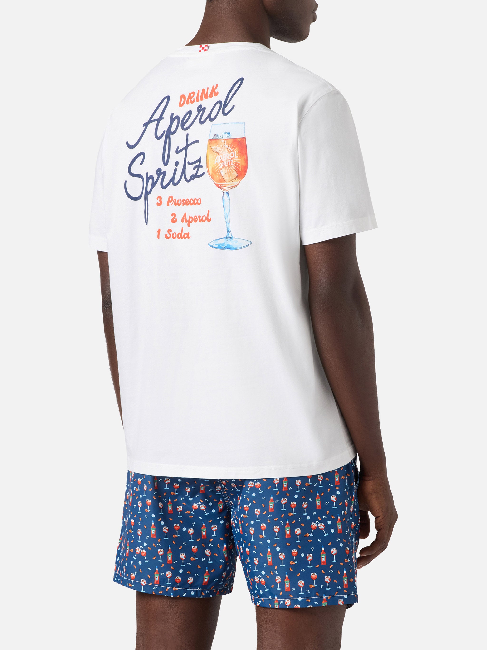 mc2-saint-barth-t-shirt-portland-uomo-bianca-aperol-spritz-special-edition image 4