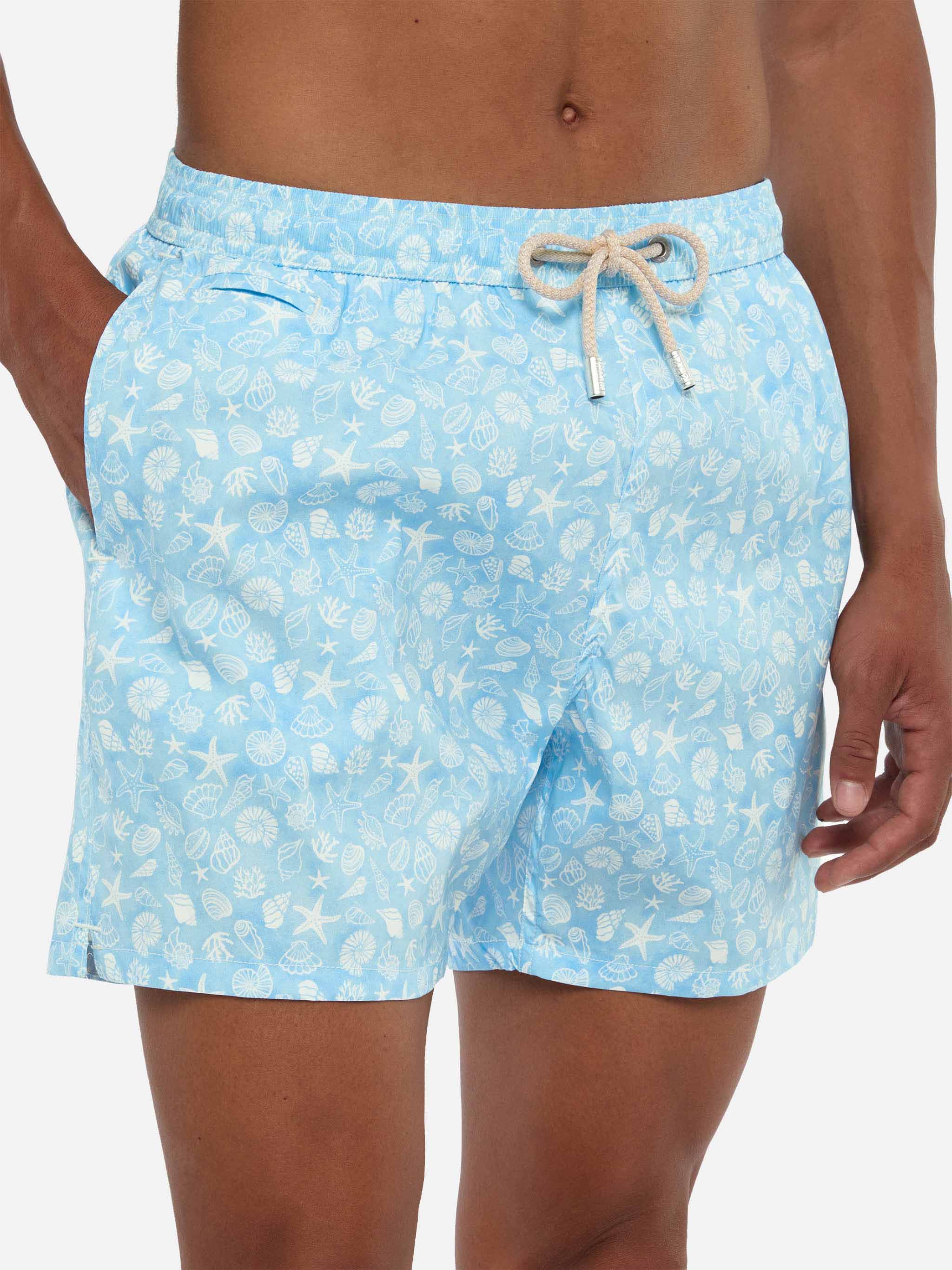 mc2-saint-barth-comfort-light-costume-mare-uomo-conchiglie-azzurro image 4