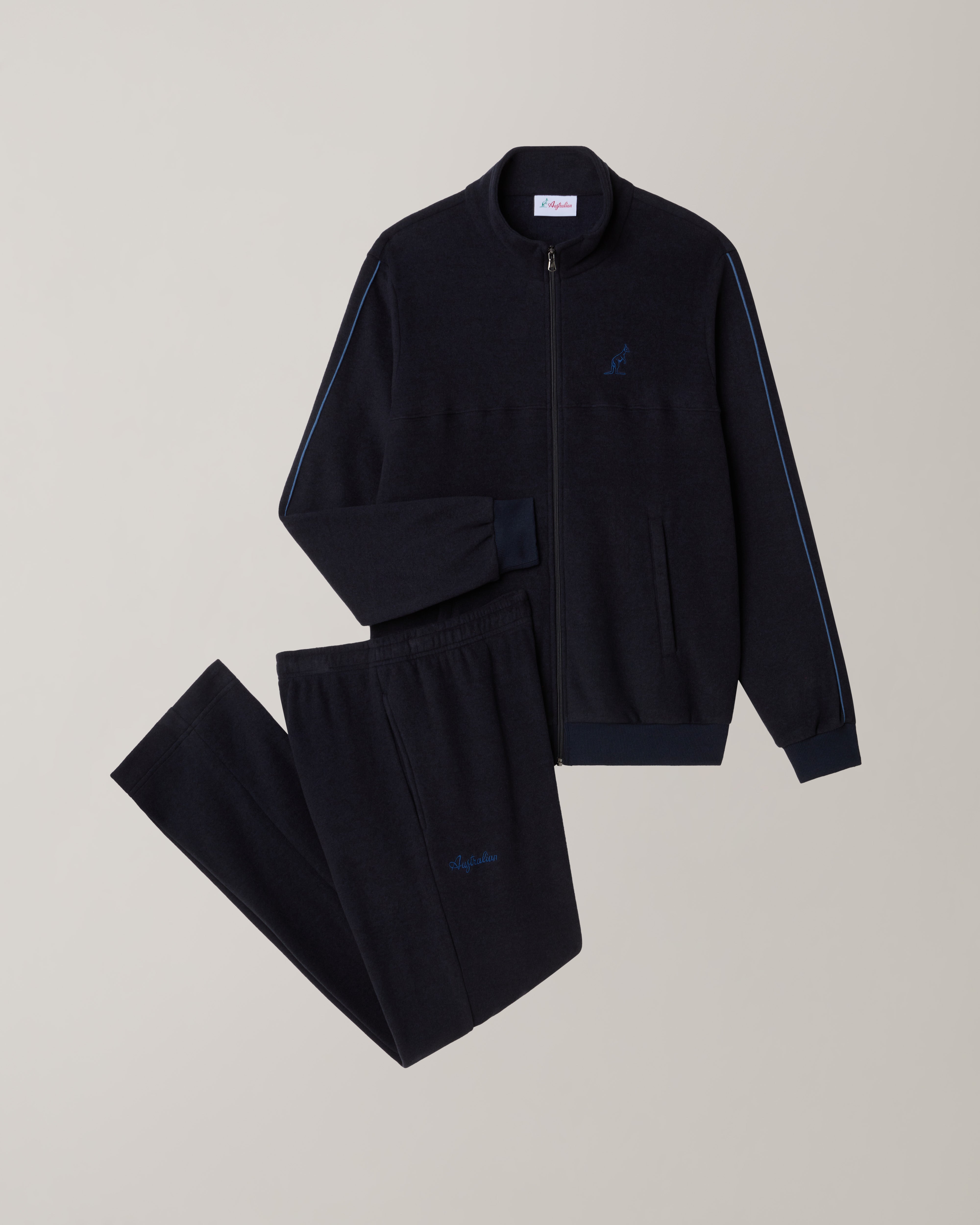 australian-classy-tracksuit-tuta-softech-blu-navy image 8
