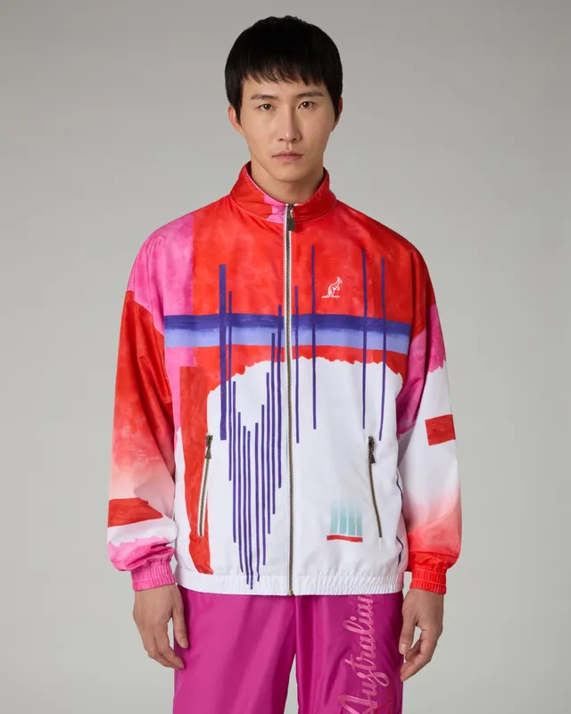 australian-goran-pink-track-jacket-giacca-smash-bright-red-superleggera image 1