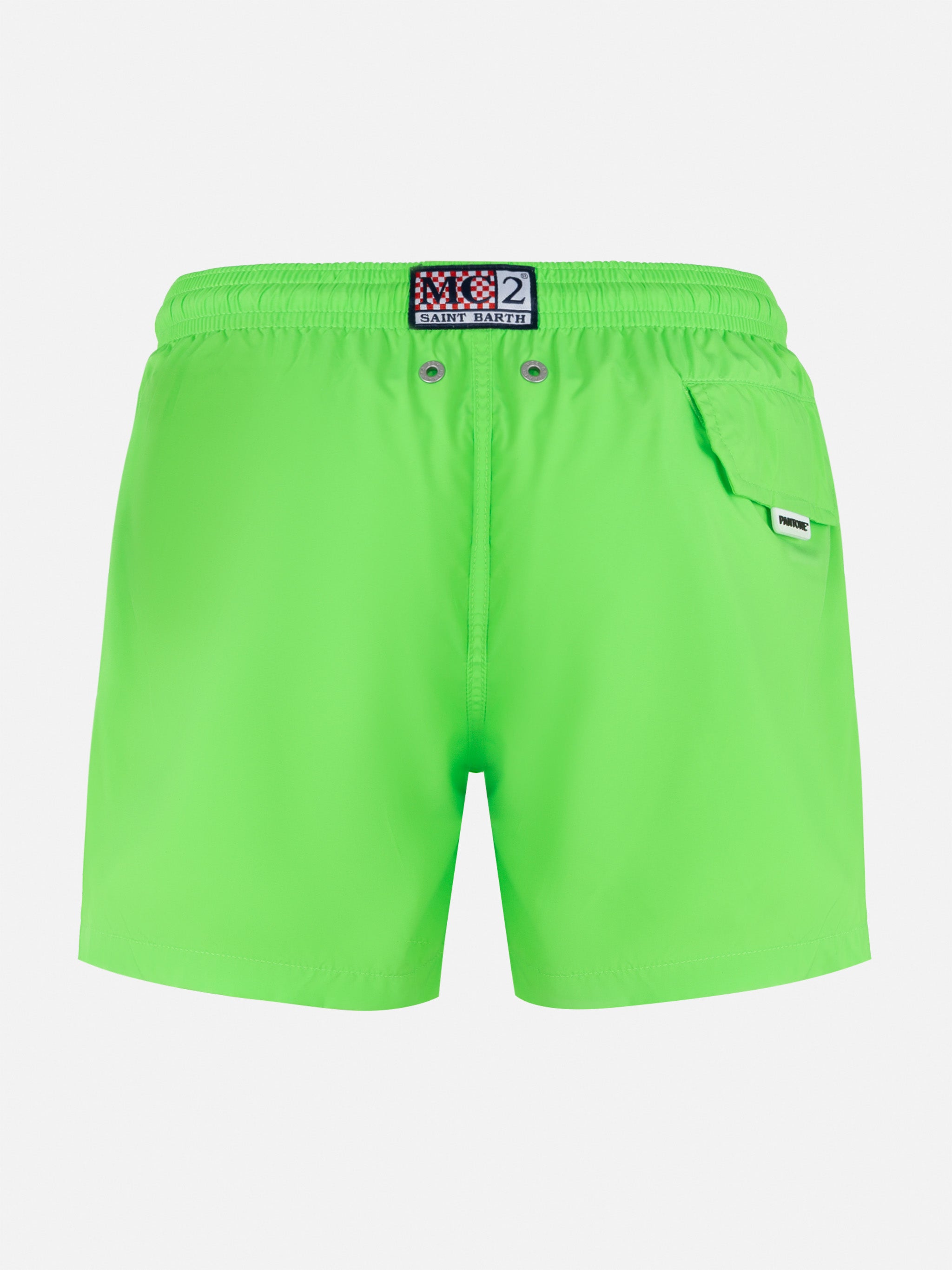 mc2-saint-barth-jean-costume-mare-bambino-verde-fluo-leggero-pantone-special-edi image 2