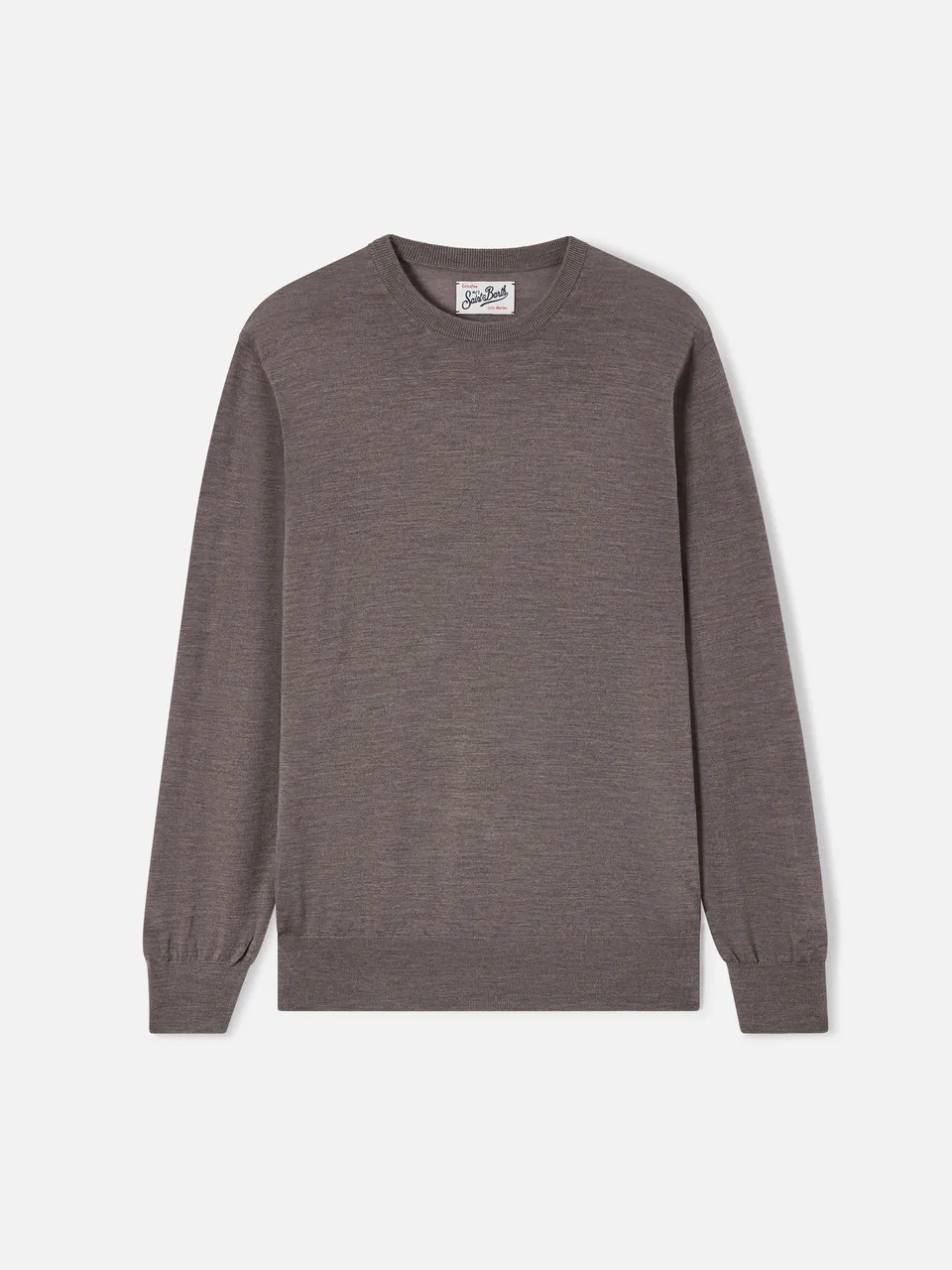 mc2-saint-barth-regent-maglione-girocollo-uomo-in-lana-merino-extrafine-cammello image 1
