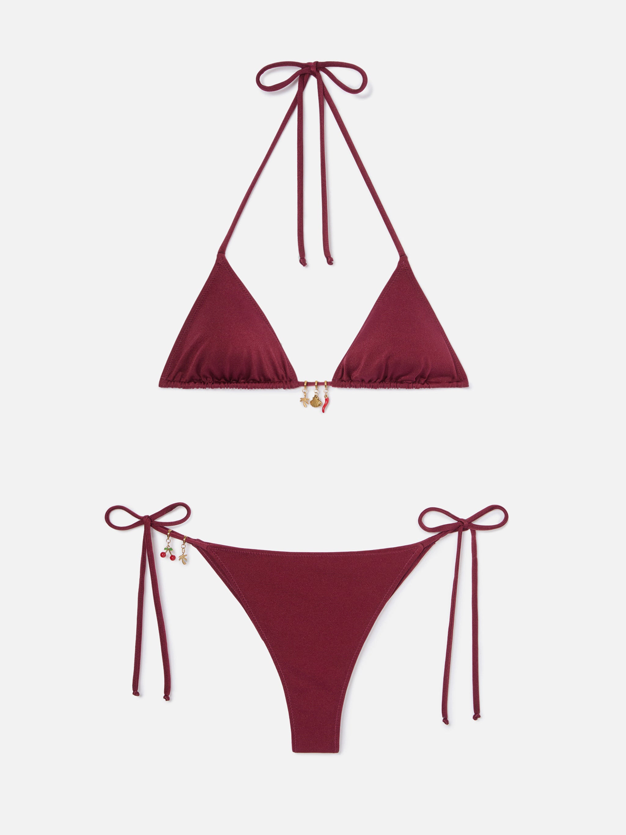 mc2-saint-barth-bikini-leah-marielle-glossy-finish-rosso-con-charms image 1