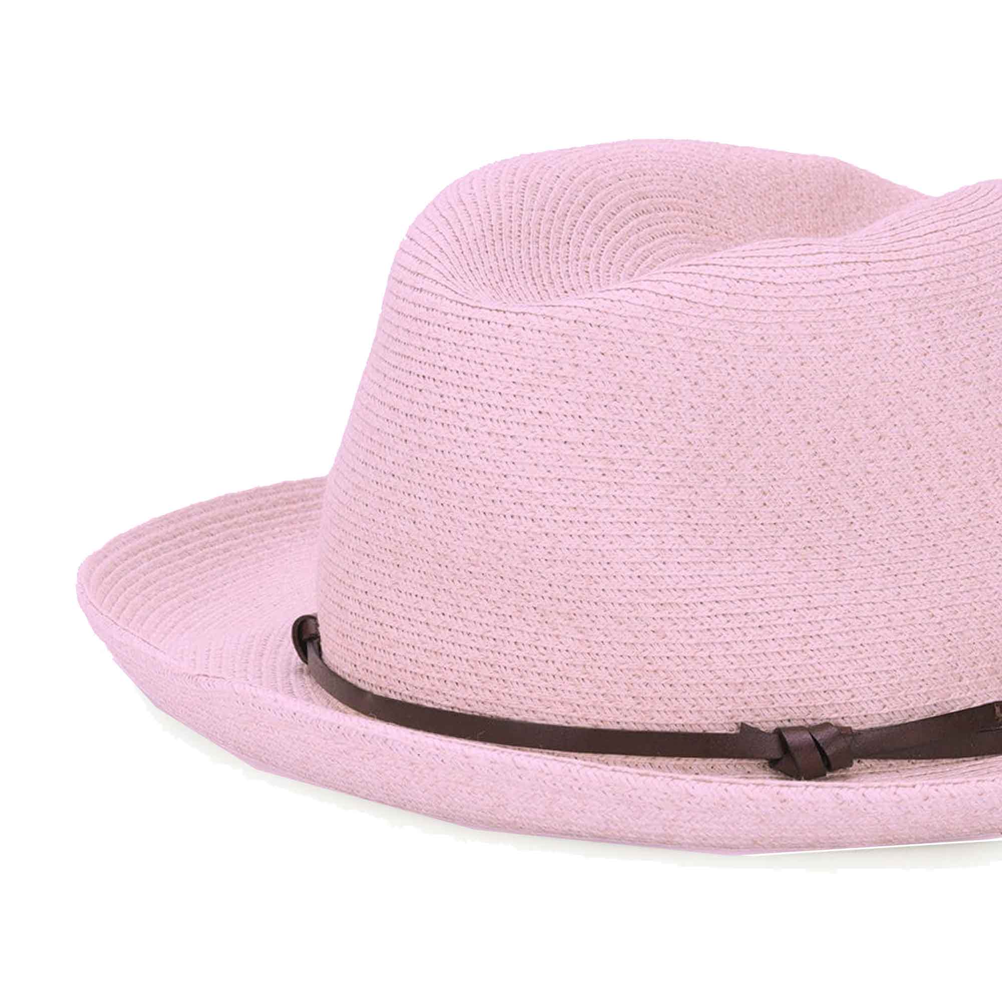 mc2-saint-barth-cappello-patmos-in-fibra-di-carta-rosa-stile-cowboy image 2