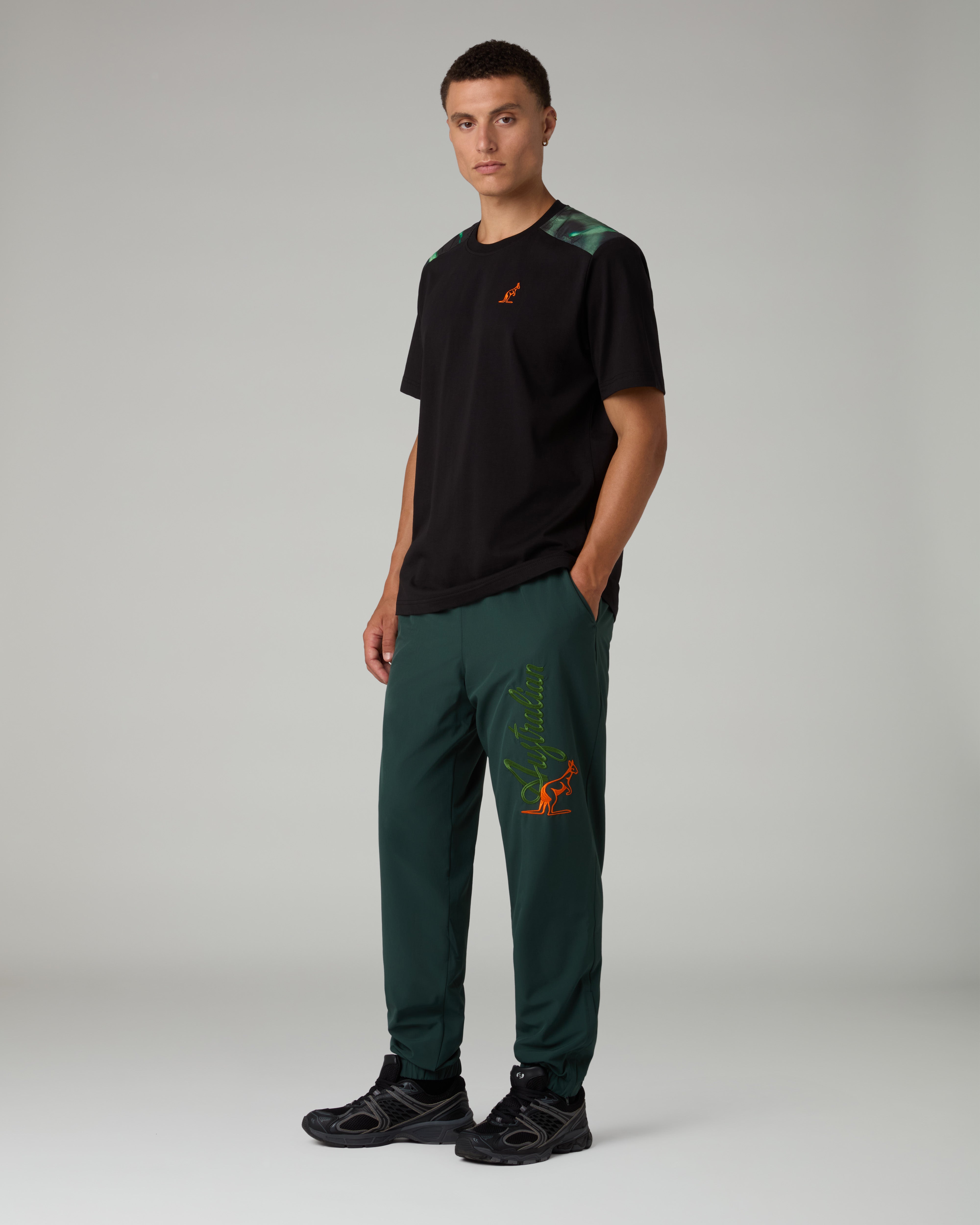 australian-blanca-cotton-t-shirt-in-cotone-nero image 2