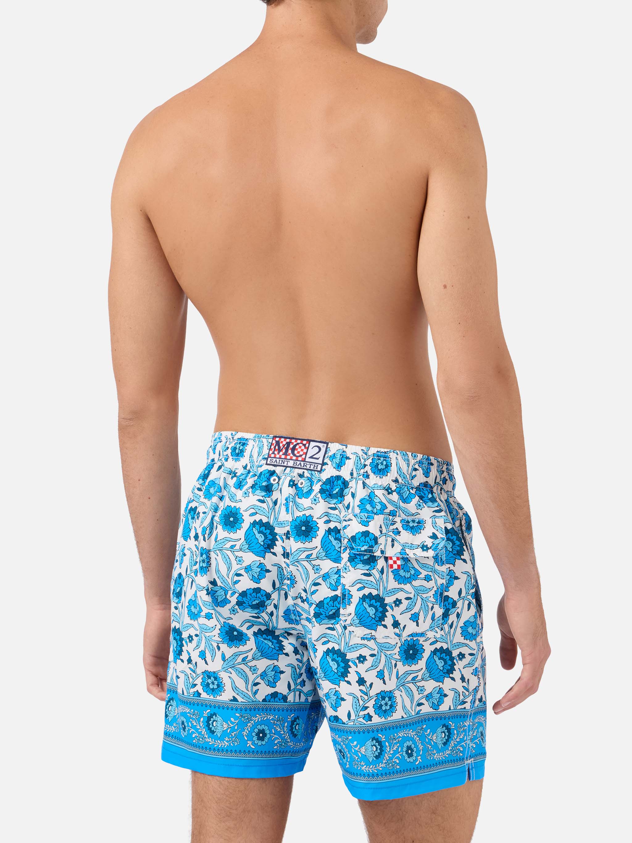 mc2-saint-barth-gustavia-costume-mare-uomo-stampa-floreale-batik-blu image 5
