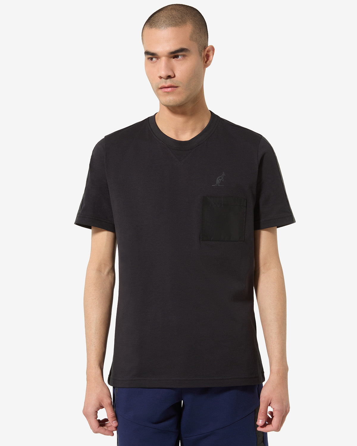 australian-impact-t-shirt-cotone-nero-taschino-memory image 1