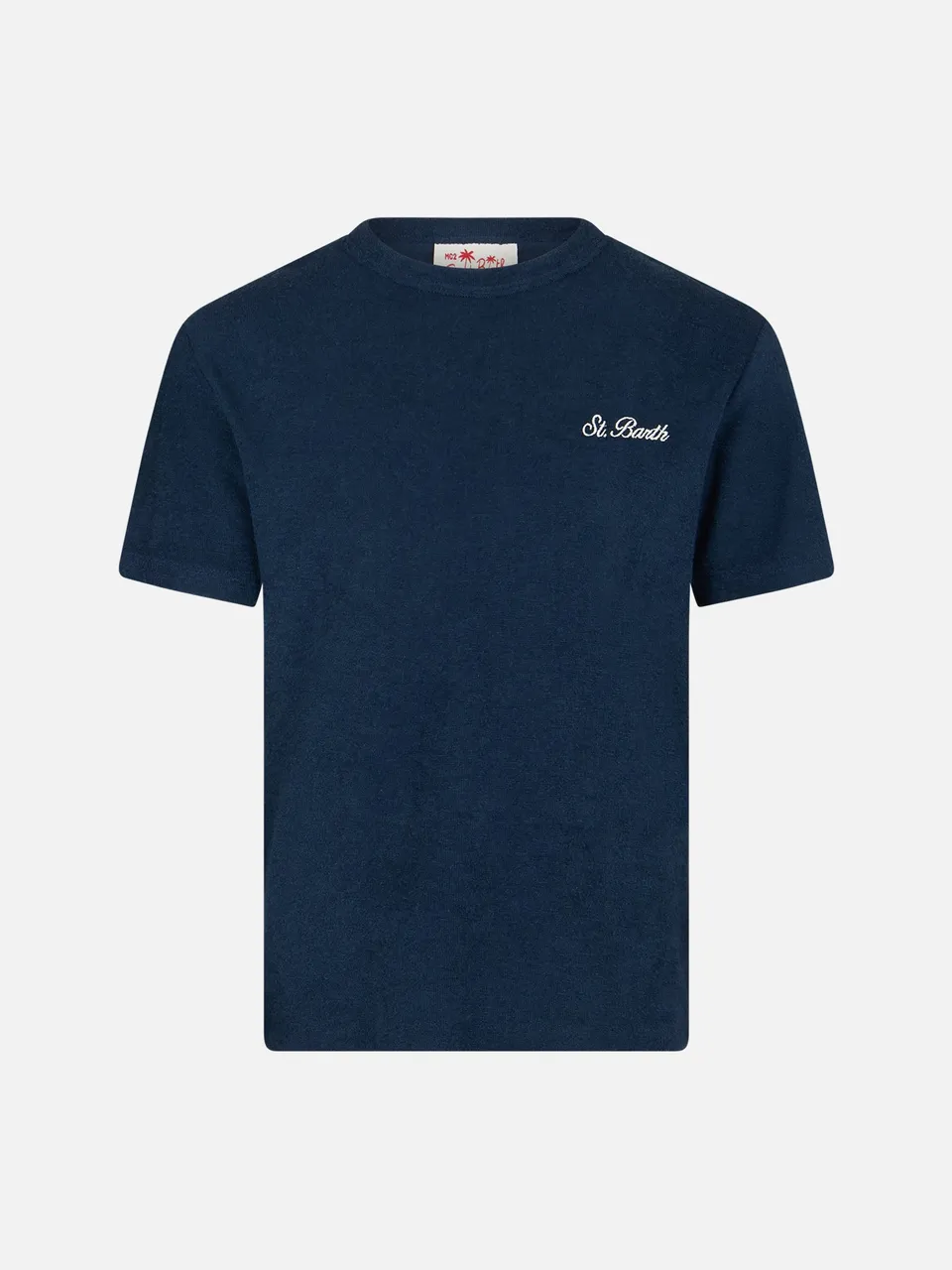mc2-saint-barth-gary-jr-t-shirt-bambino-spugna-blu-navy-ricamo image 1