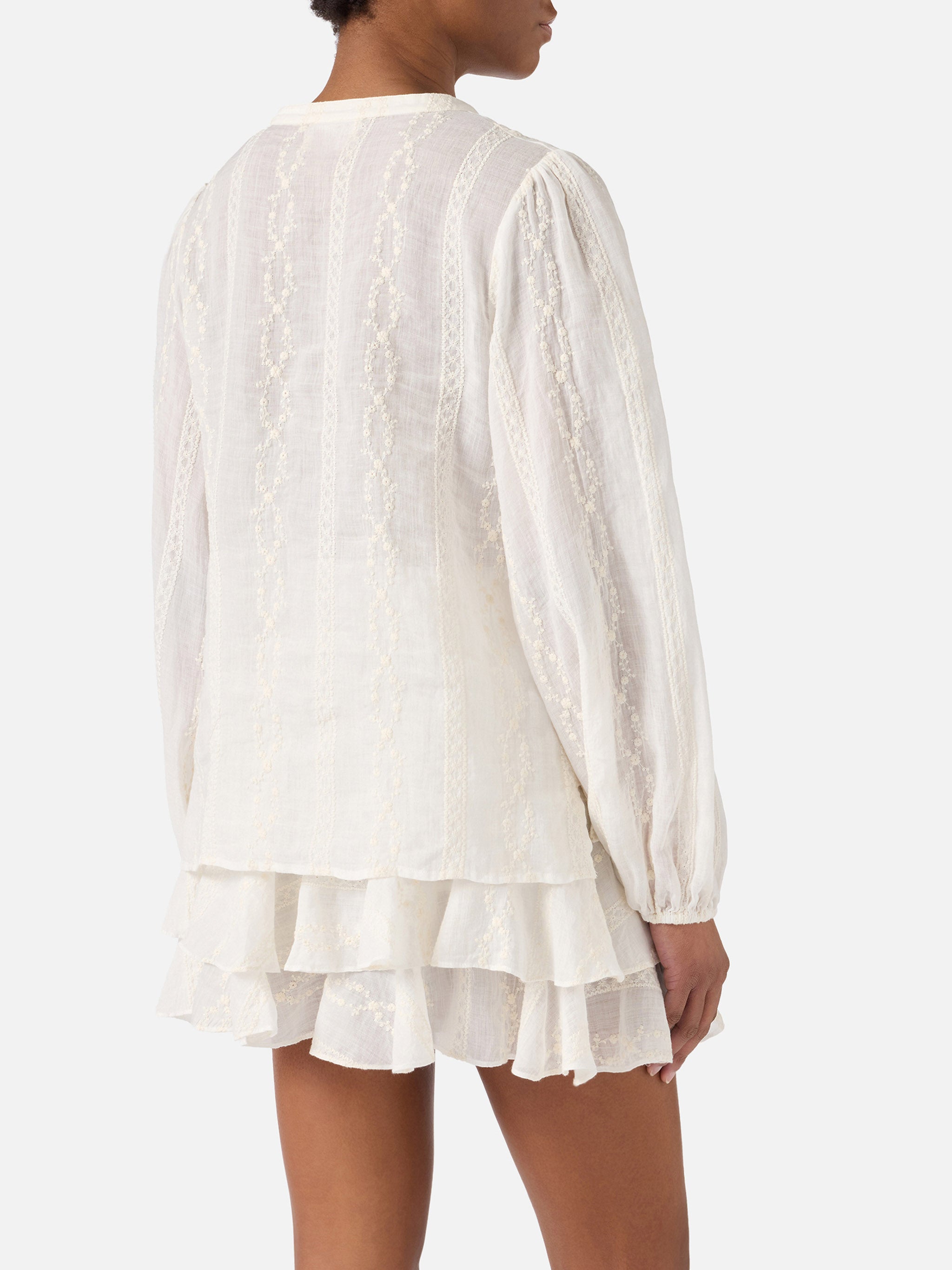 blusa-mc2-saint-barth-harper-in-ramie-beige-con-motivo-ricamato image 5