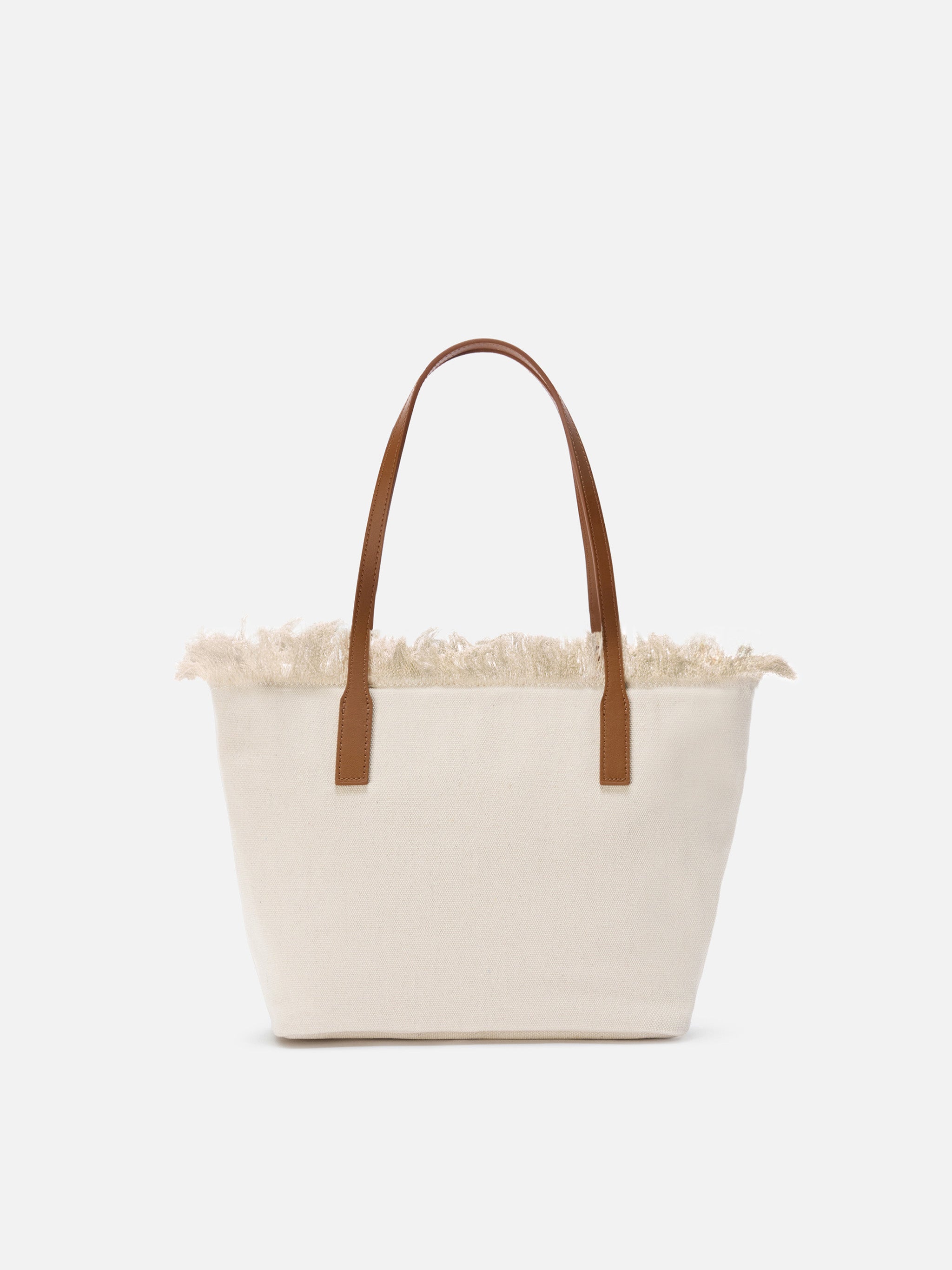 mc2-saint-barth-borsa-shopper-city-medium-bianca-canvas-con-frange image 4