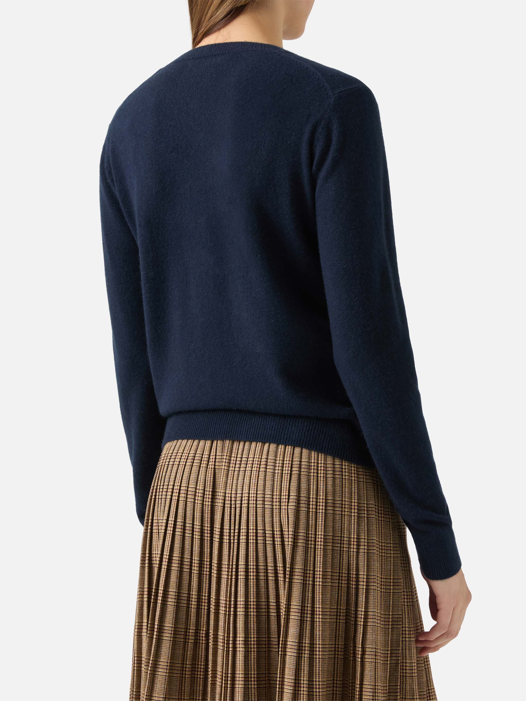 mc2-saint-barth-maglione-sorbonne-donna-in-100-cashmere-blu-notte image 3