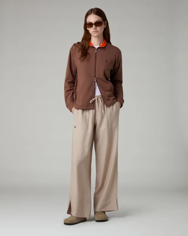 australian-essential-patch-flowers-track-jacket-cannella-full-zip image 1
