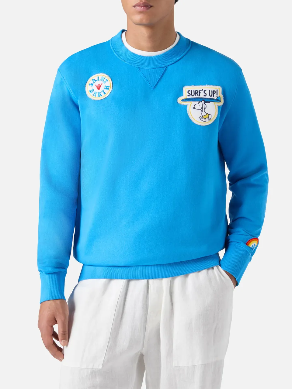 mc2-saint-barth-felpa-uomo-girocollo-cooper-in-cotone-felpato-250g image 1