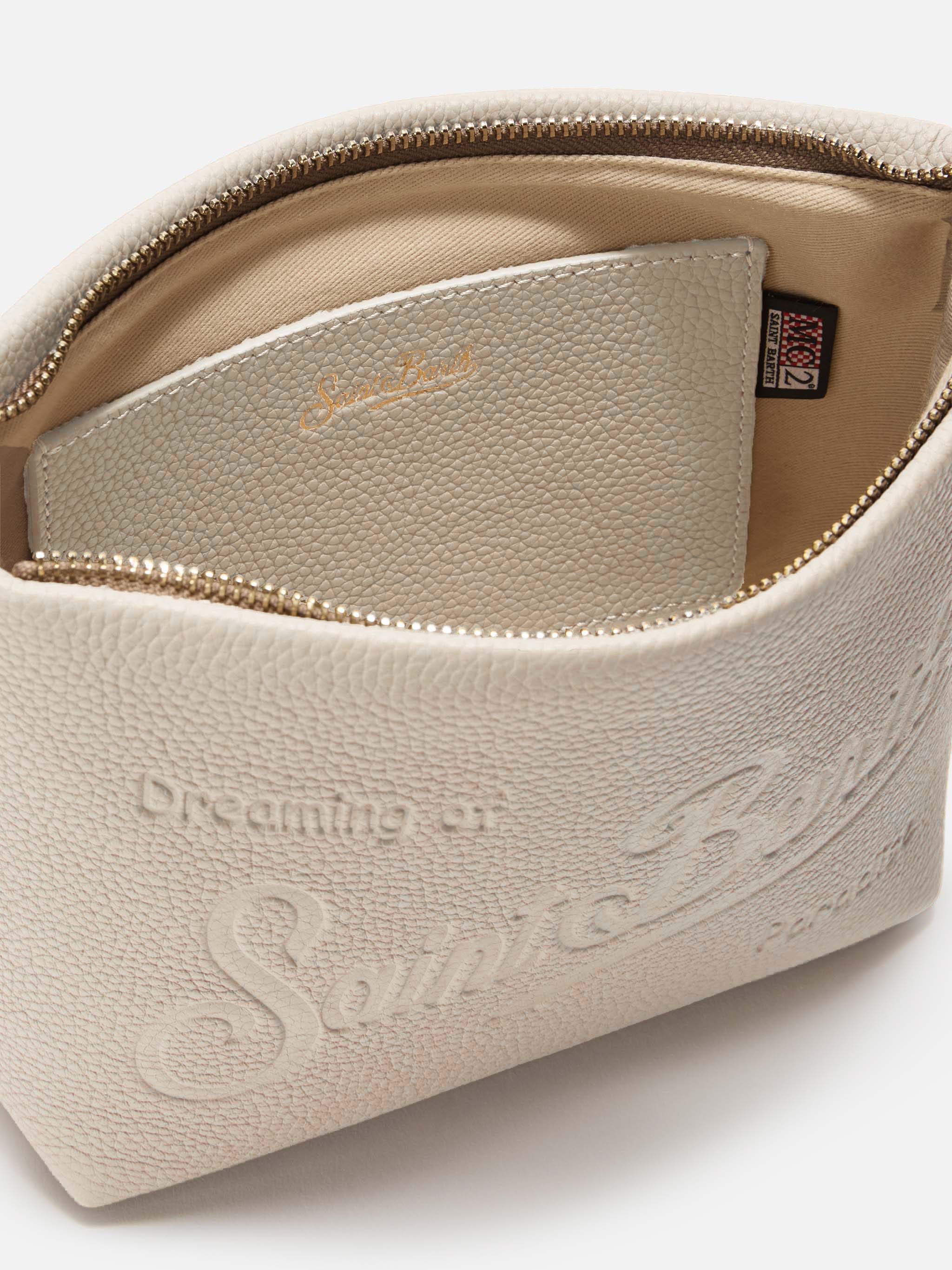 mc2-saint-barth-aline-bag-borsa-a-spalla-pelle-martellata-bianca image 4