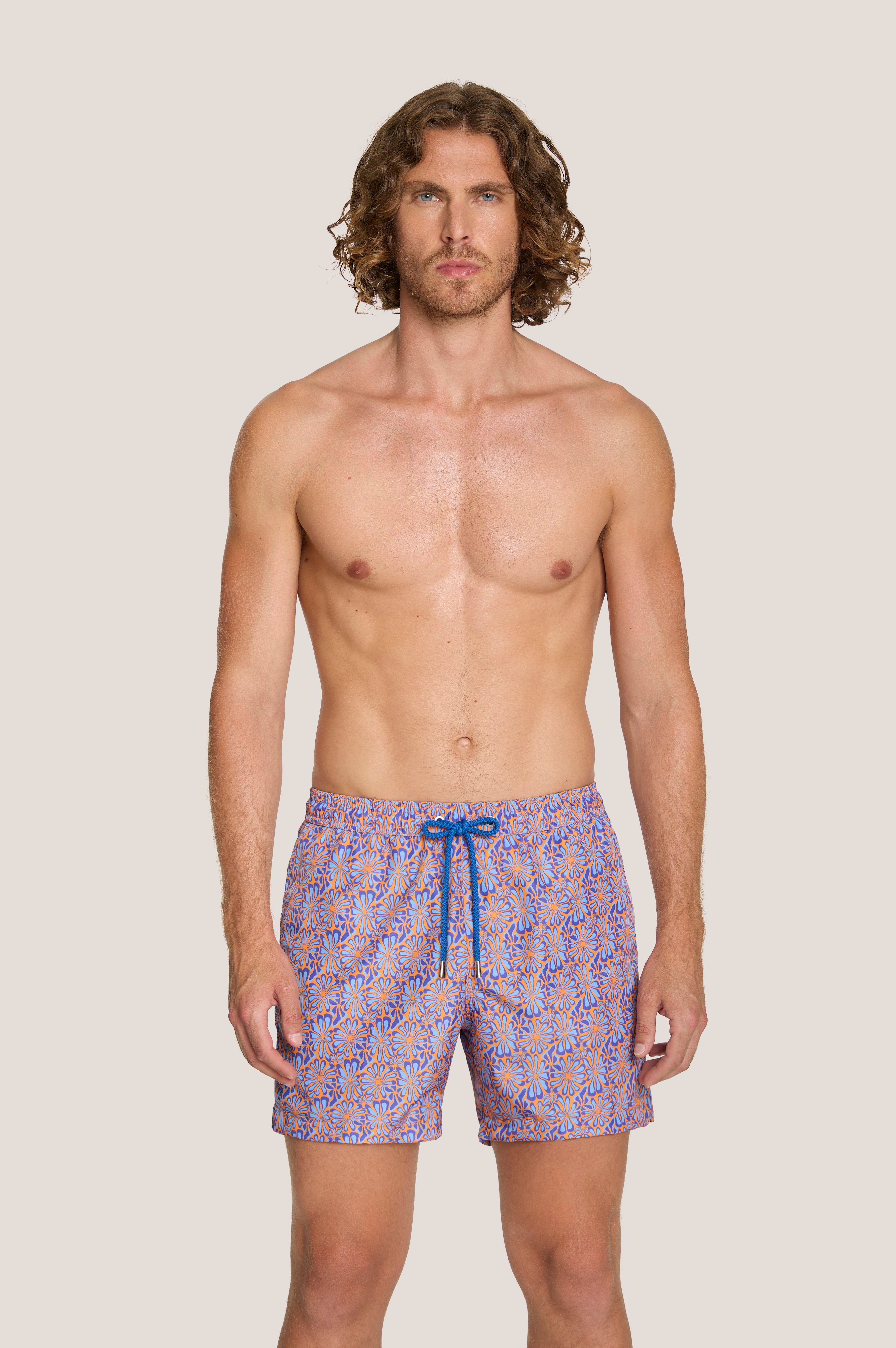 4giveness-short-corto-mare-flower-costume-mare-uomo image 5