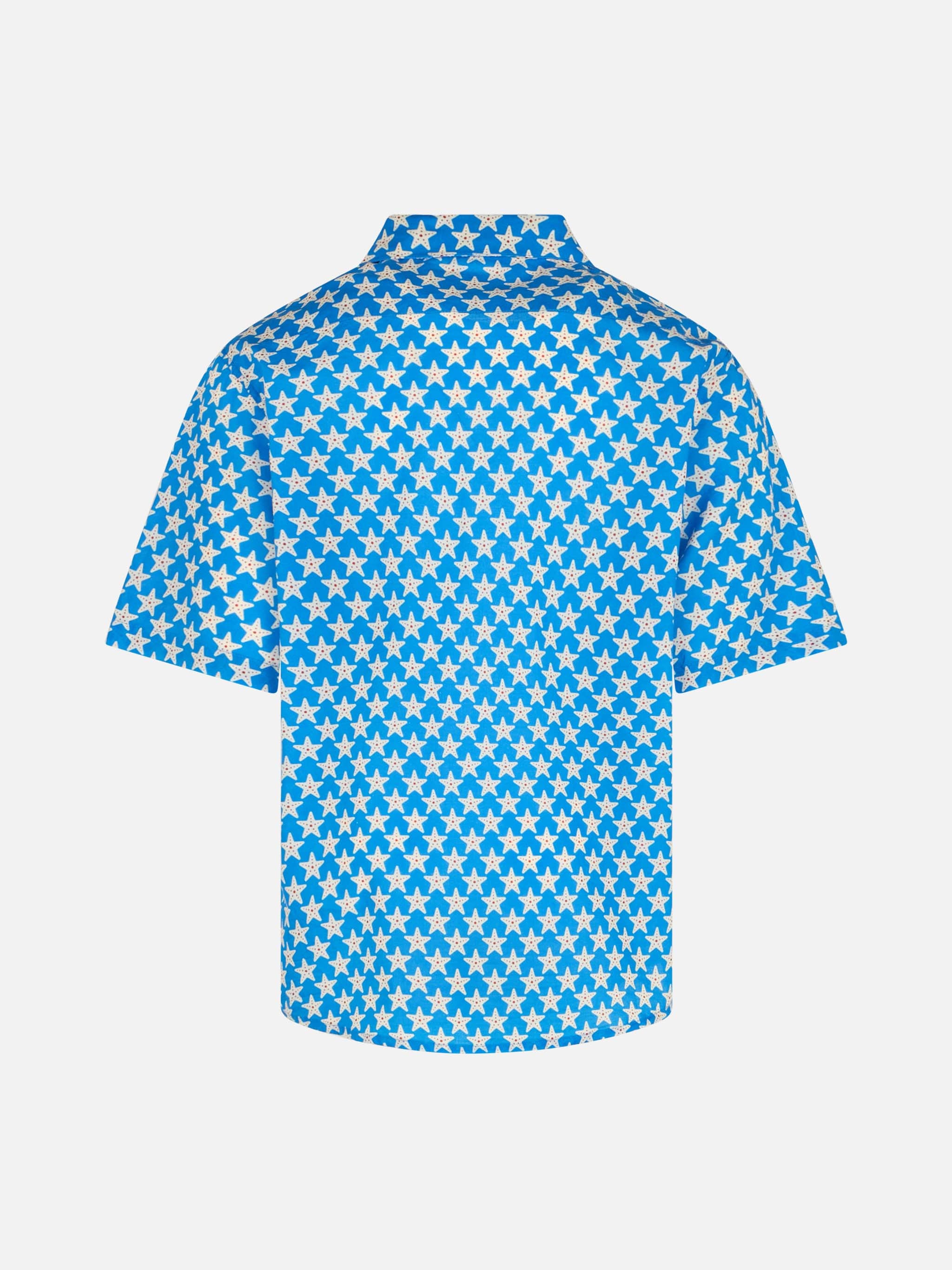 mc2-saint-barth-camicia-sikelia-bambino-mussola-cotone-blue-boy-stelle-marine image 2