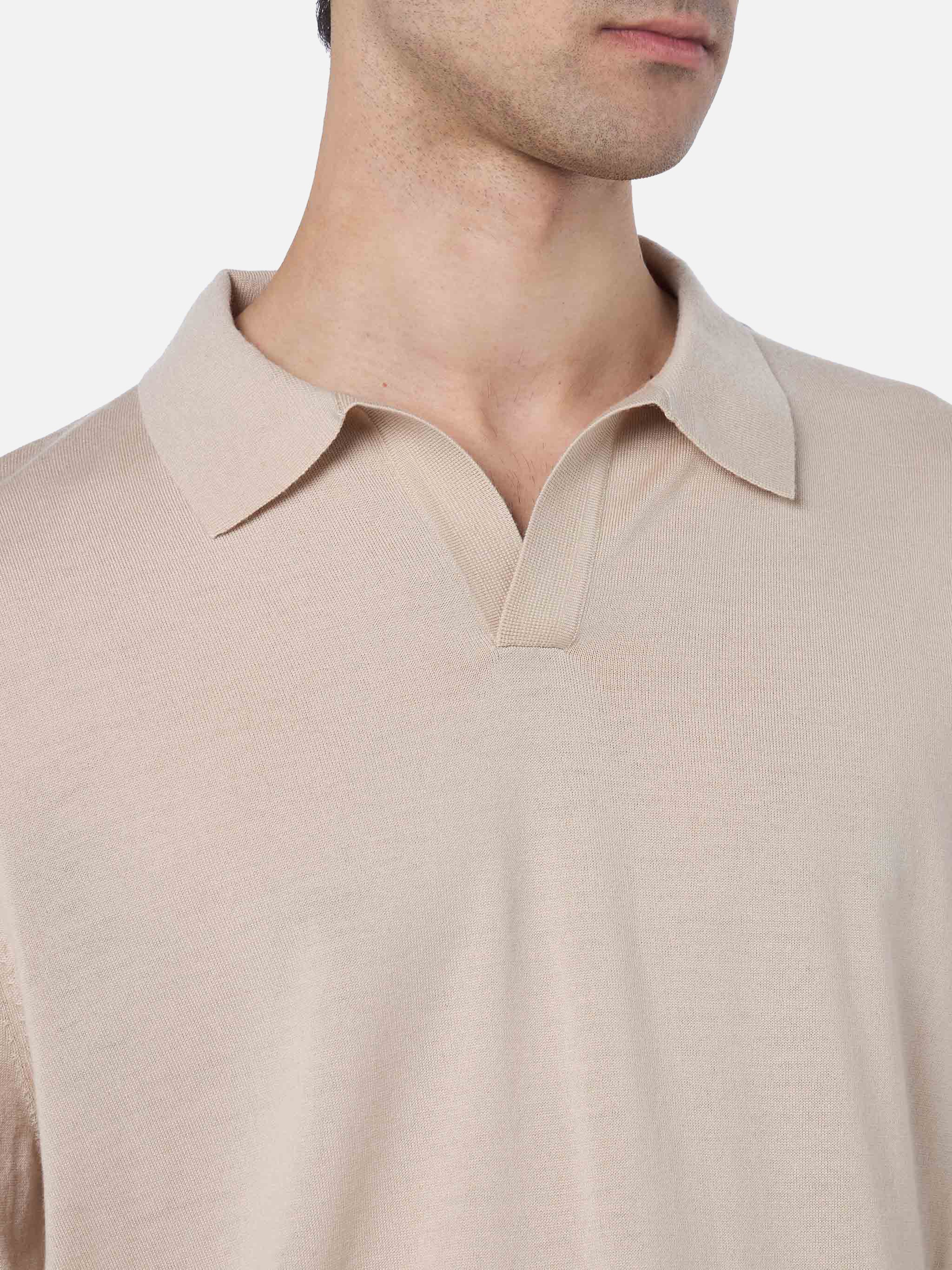 mc2-saint-barth-covent-polo-uomo-100-lana-merino-beige image 2