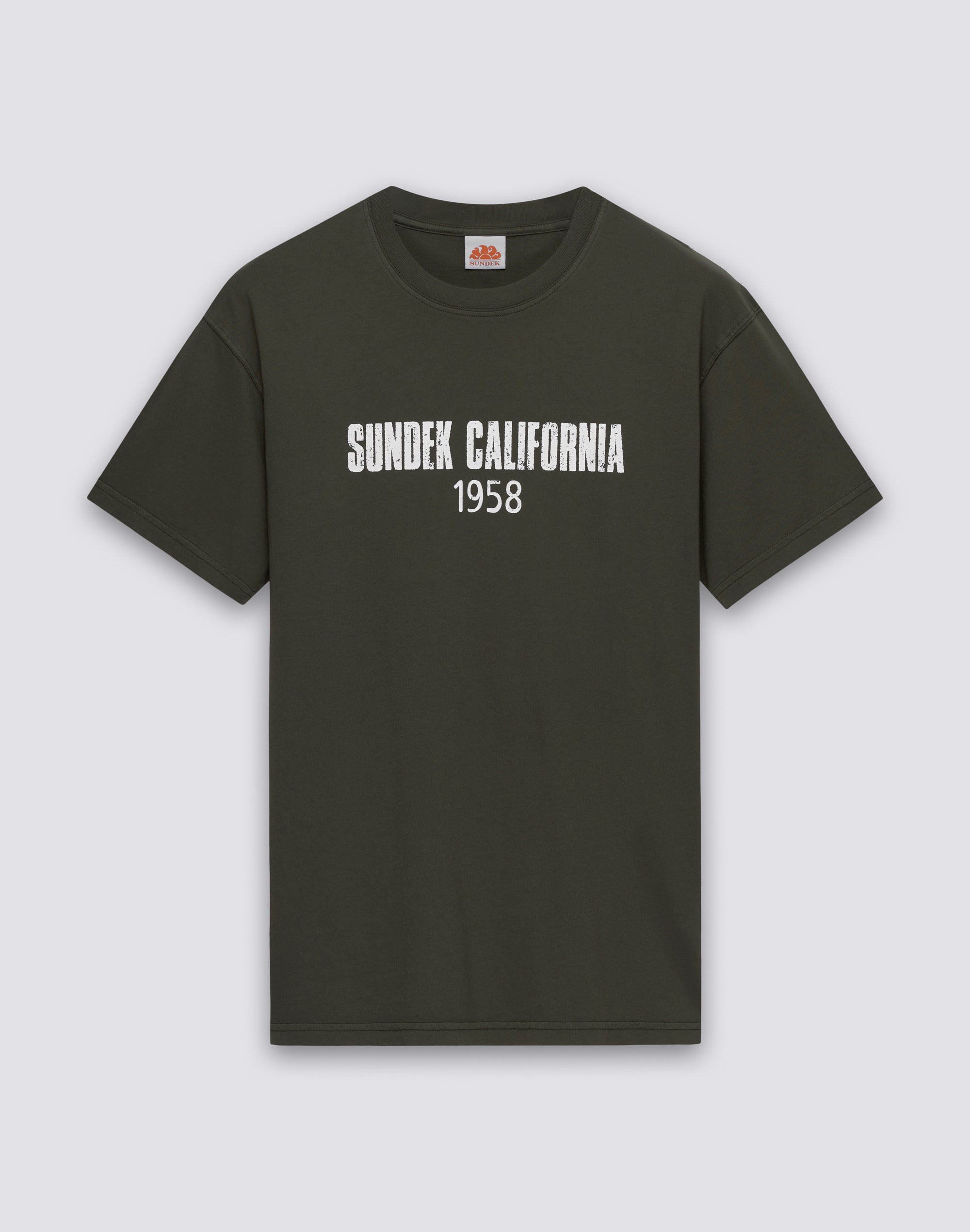 sundek-t-shirt-uomo-girocollo-california-1958-in-cotone-m320tej78tc image 1