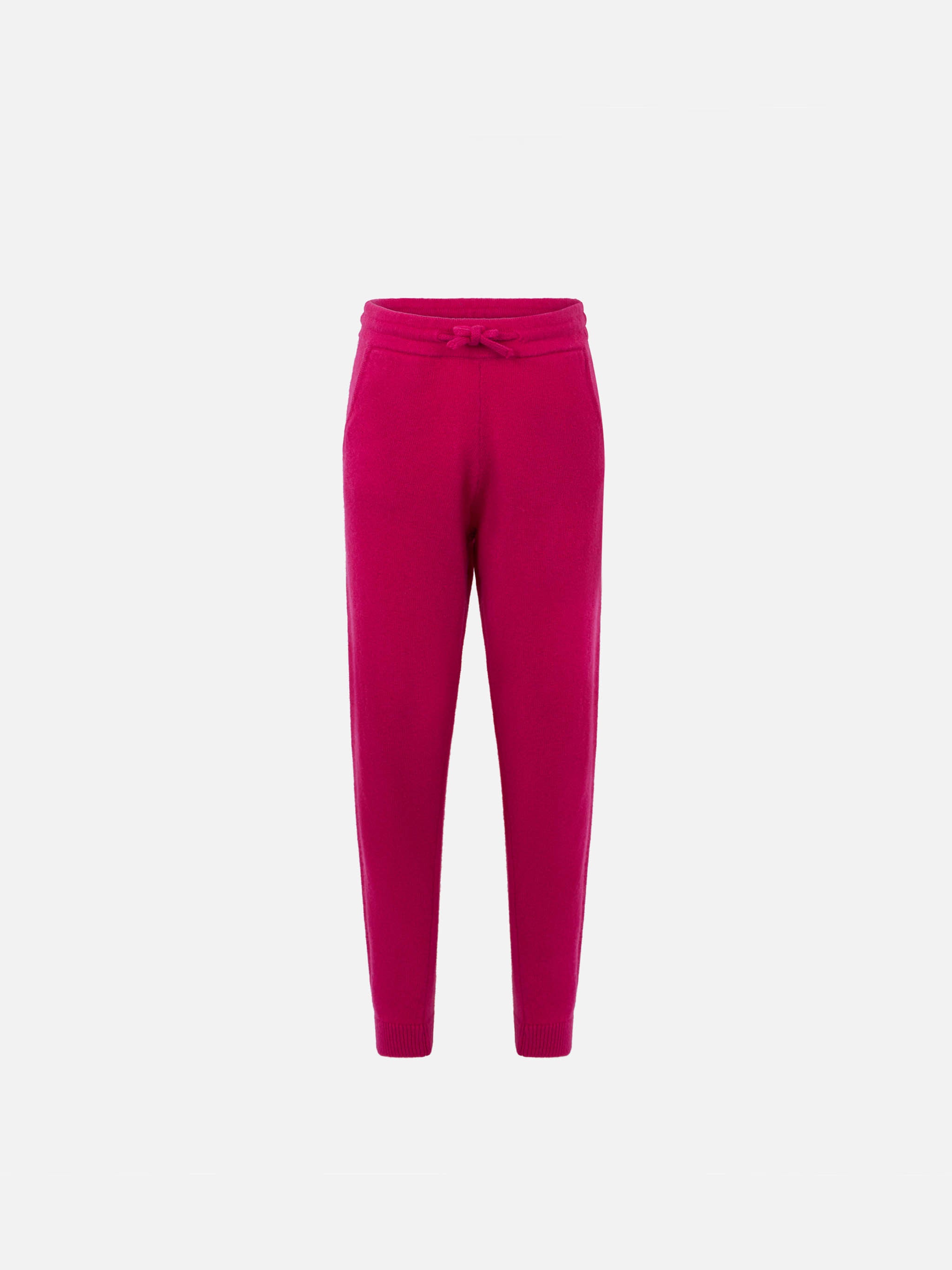 mc2-saint-barth-pantaloni-jogger-in-maglia-fucsia-da-bambina image 1