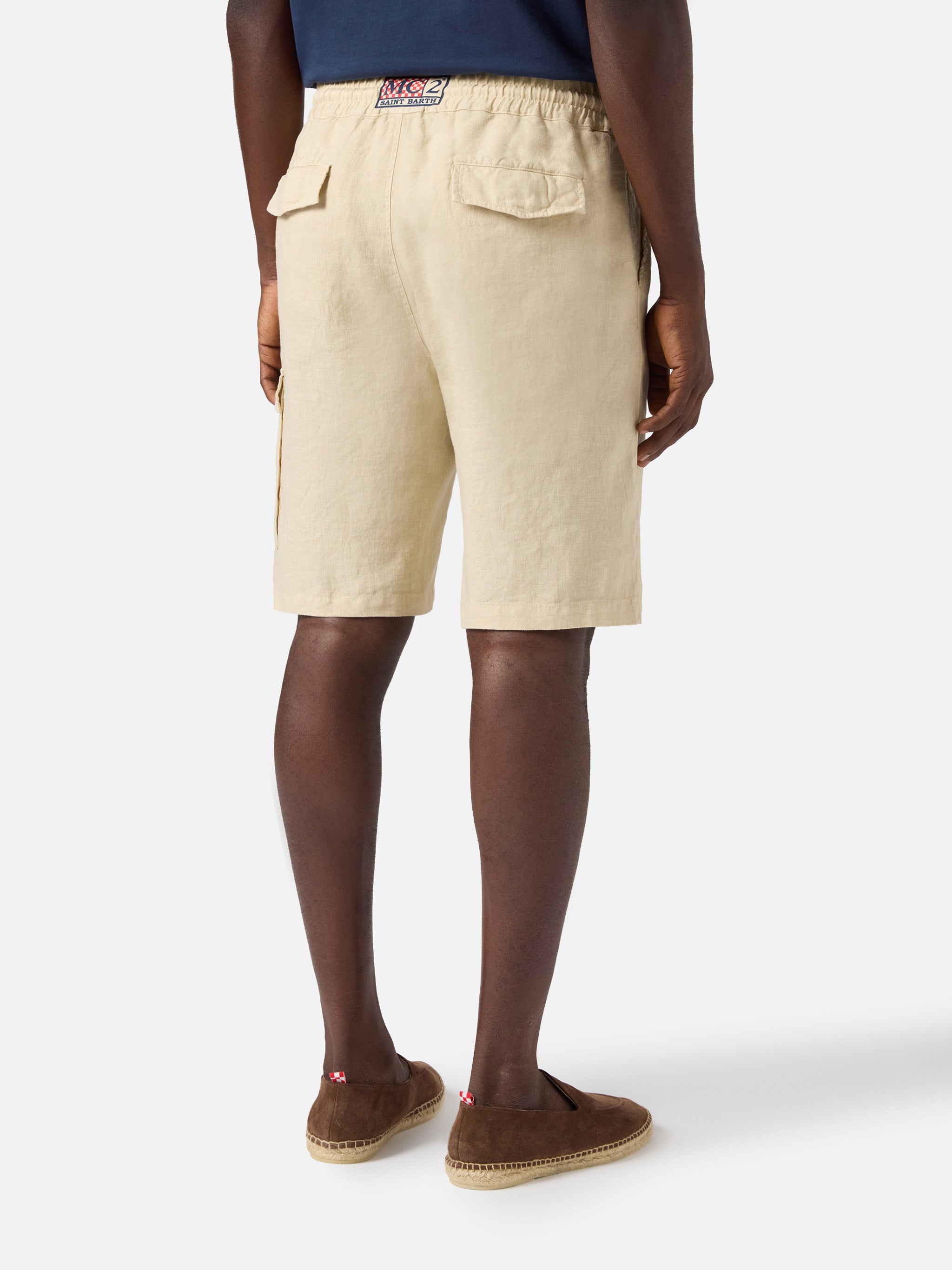 mc2-saint-barth-bermuda-marseille-in-puro-lino-beige image 3