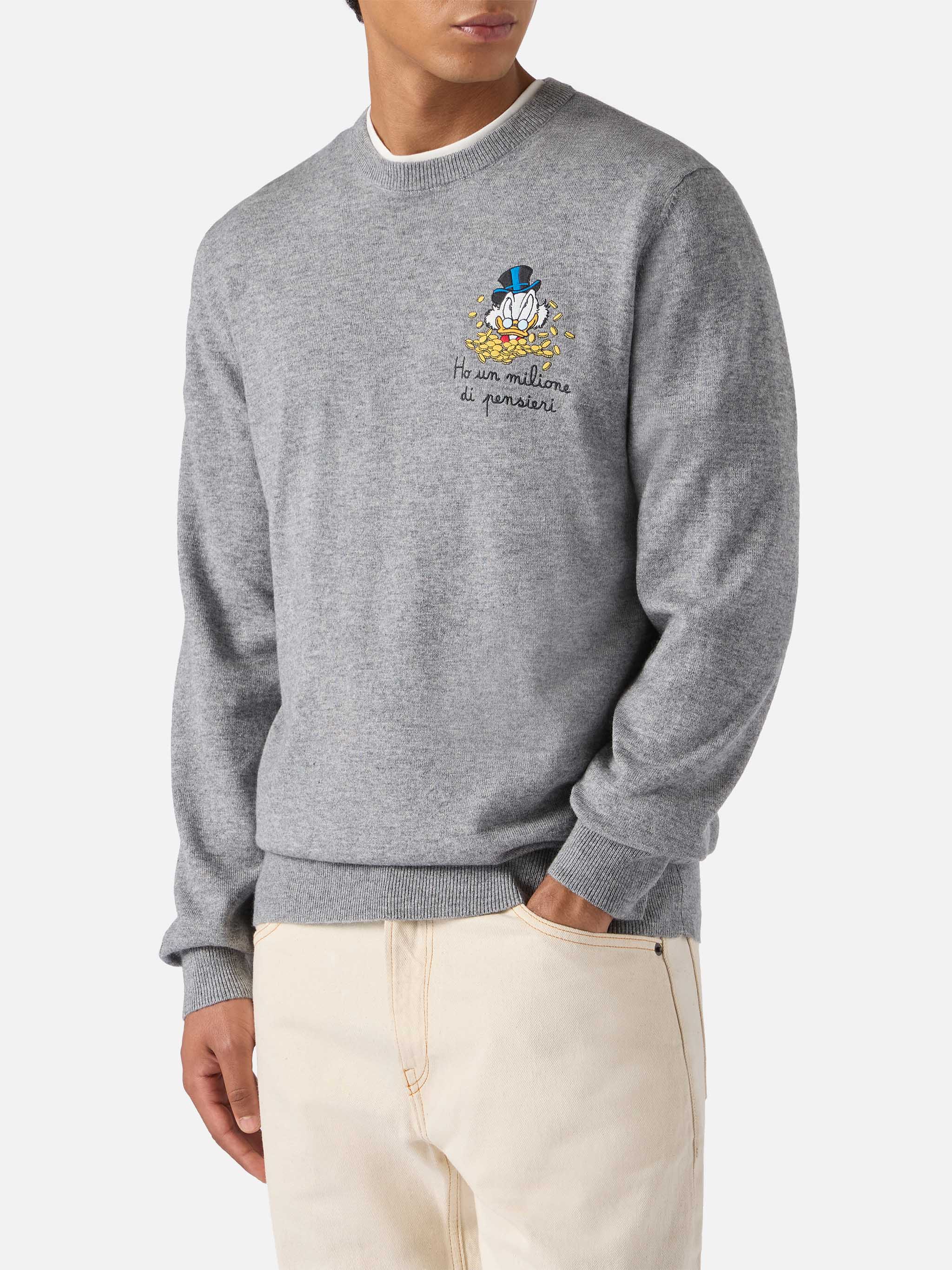 mc2-saint-barth-maglione-heron-light-uomo-grigio-in-misto-cashmere-disney-zio-pa image 2