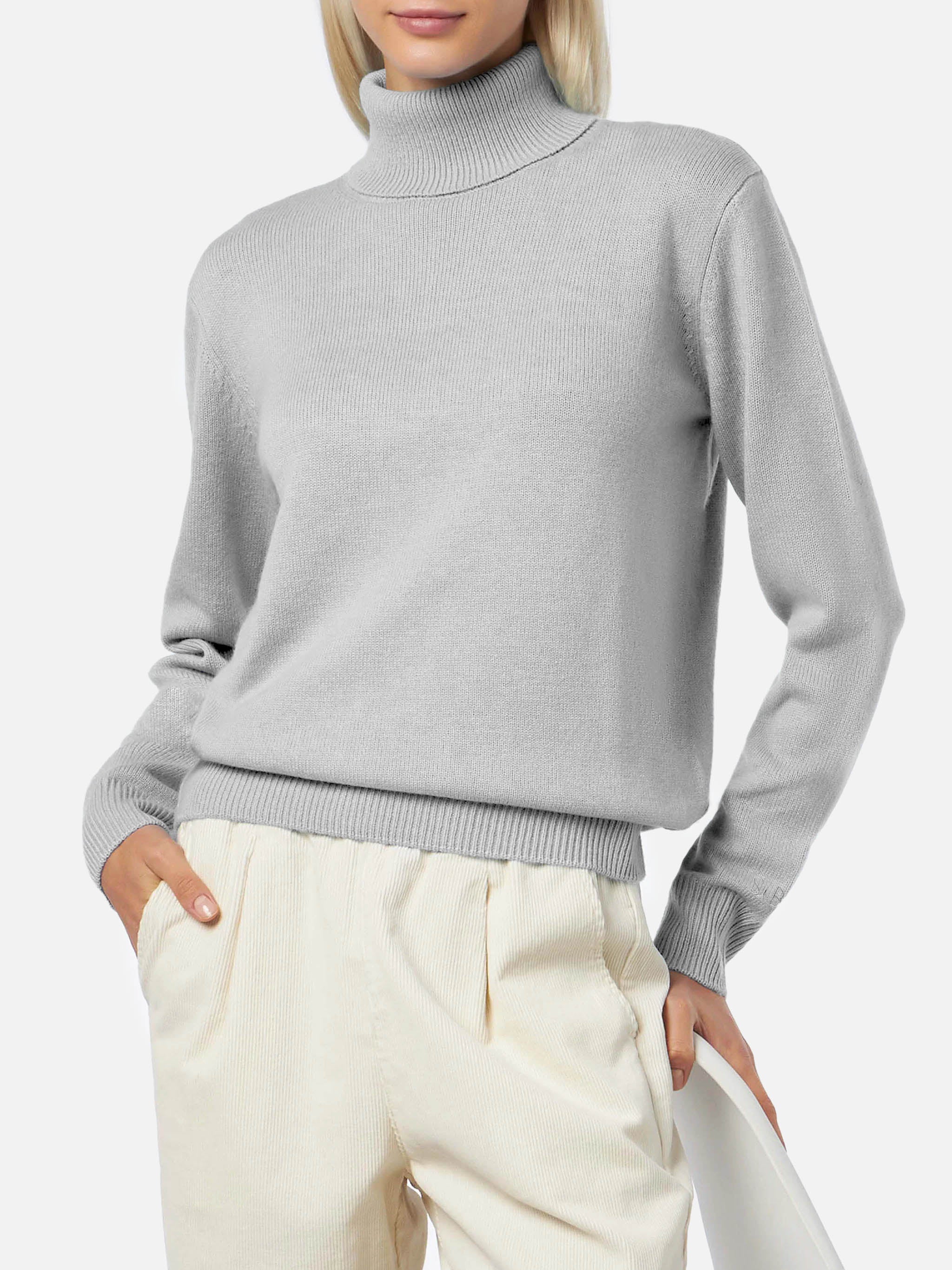 mc2-saint-barth-moody-maglia-in-puro-cashmere-m-lange-grigio-con-collo-alto image 1