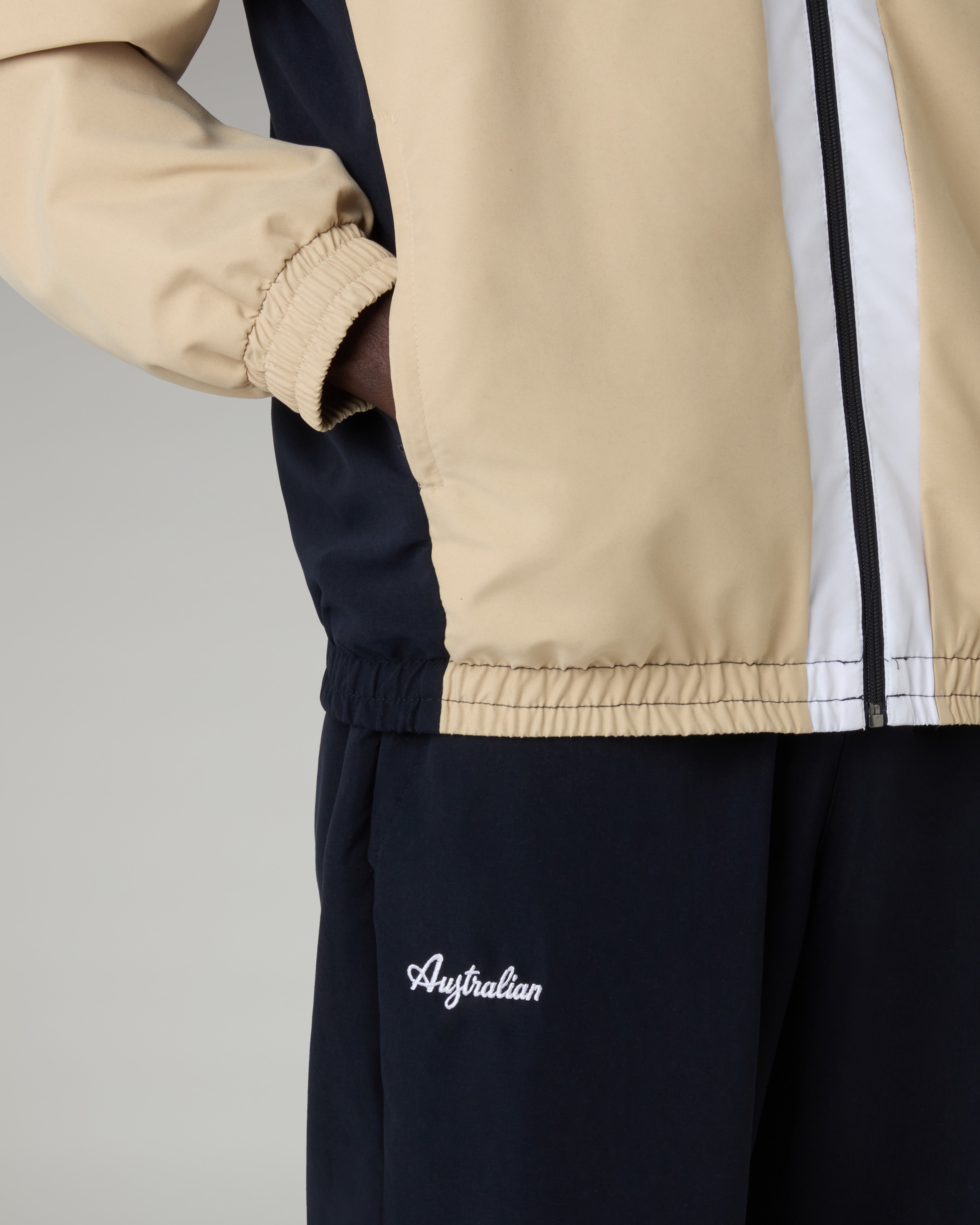 australian-posh-tracksuit-tuta-donna-sabbia-in-microtouch image 5