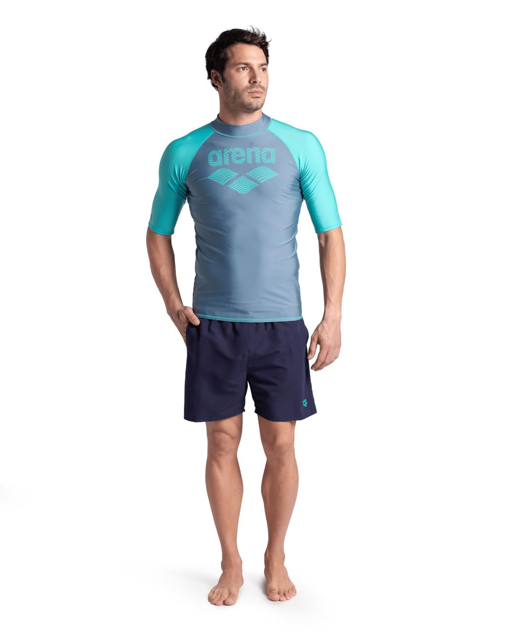 arena-rash-vest-s-s-graphic-maglia-antiabrasione-a-maniche-corte-uomo-grafica-ic image 4