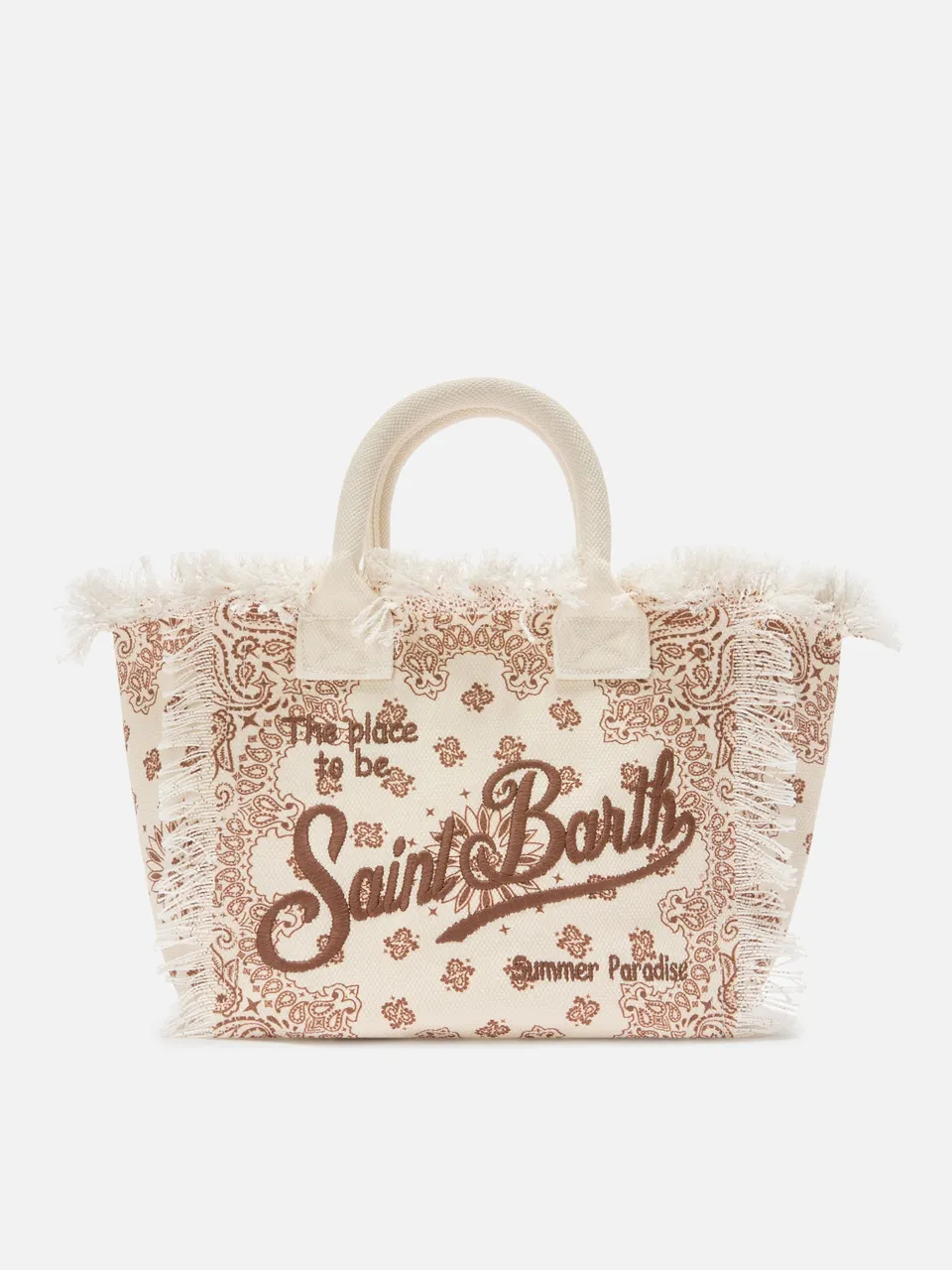 mc2-saint-barth-borsa-colette-in-canvas-beige-con-stampa-bandana image 1