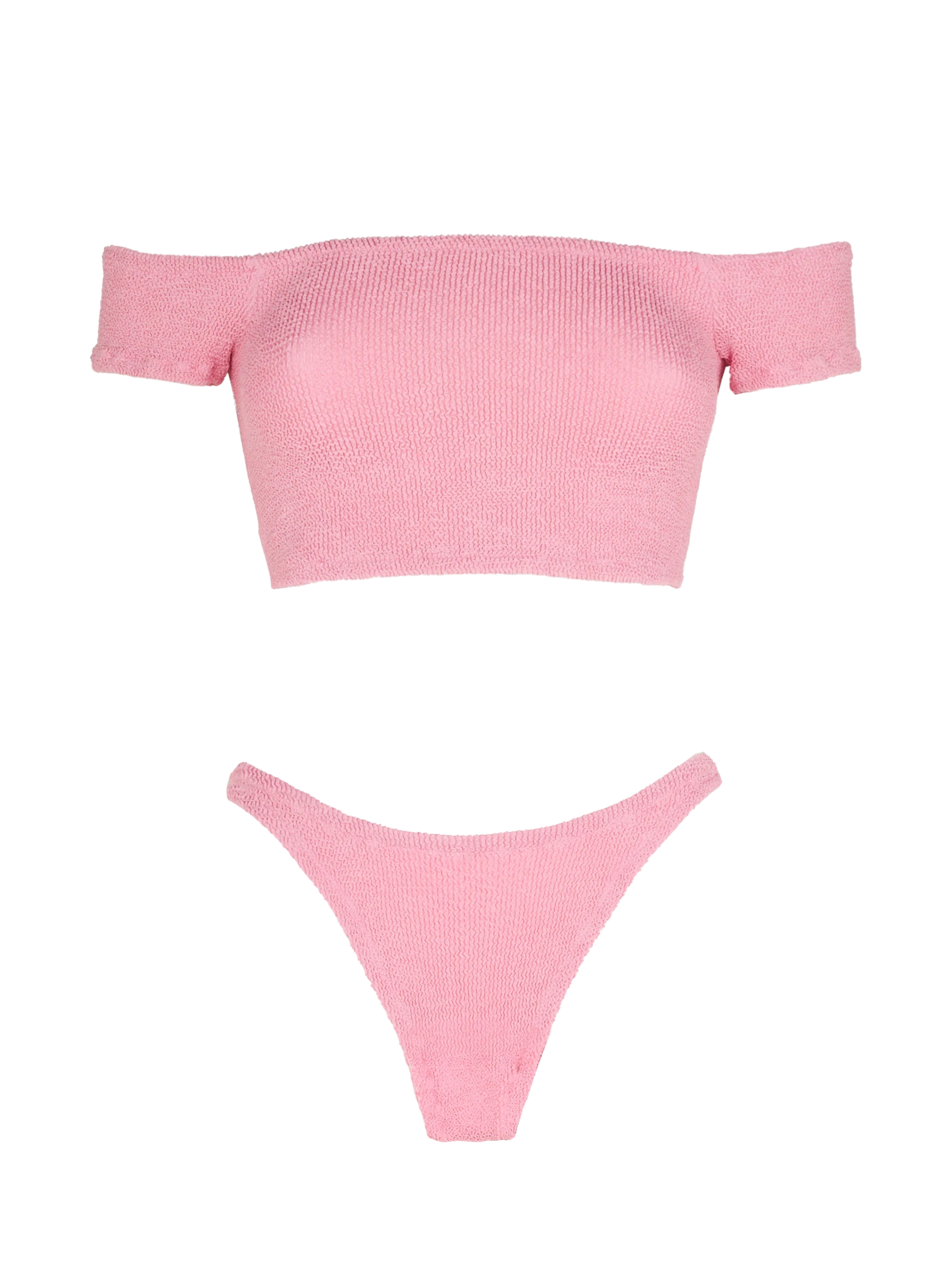 mc2-saint-barth-bikini-zena-naomi-donna-rosa-crinkle-top-spalline-larghe-slip-ch image 1