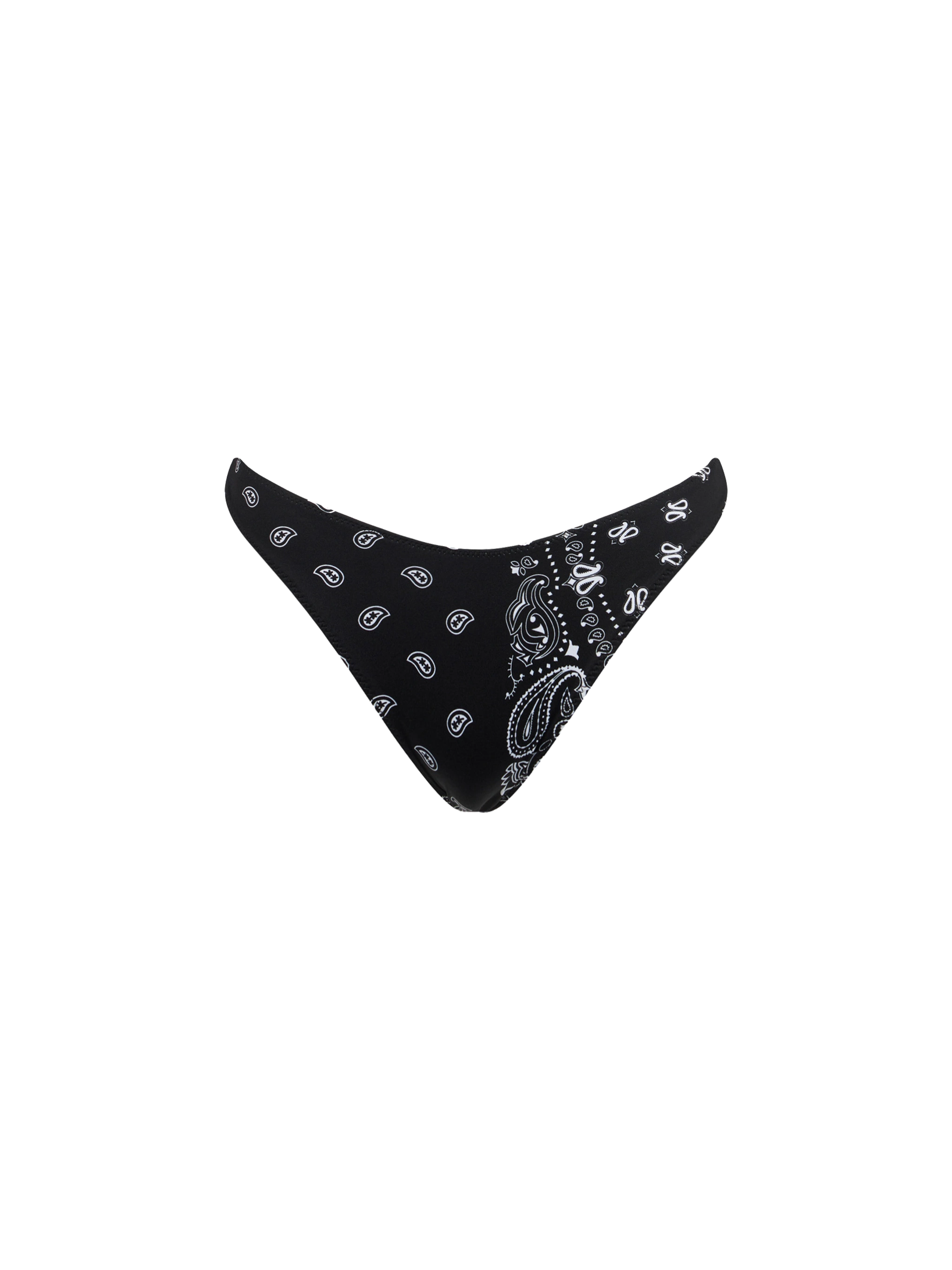 mc2-saint-barth-slip-mare-donna-naomi-cheeky-nero-con-fantasia-bandana image 1