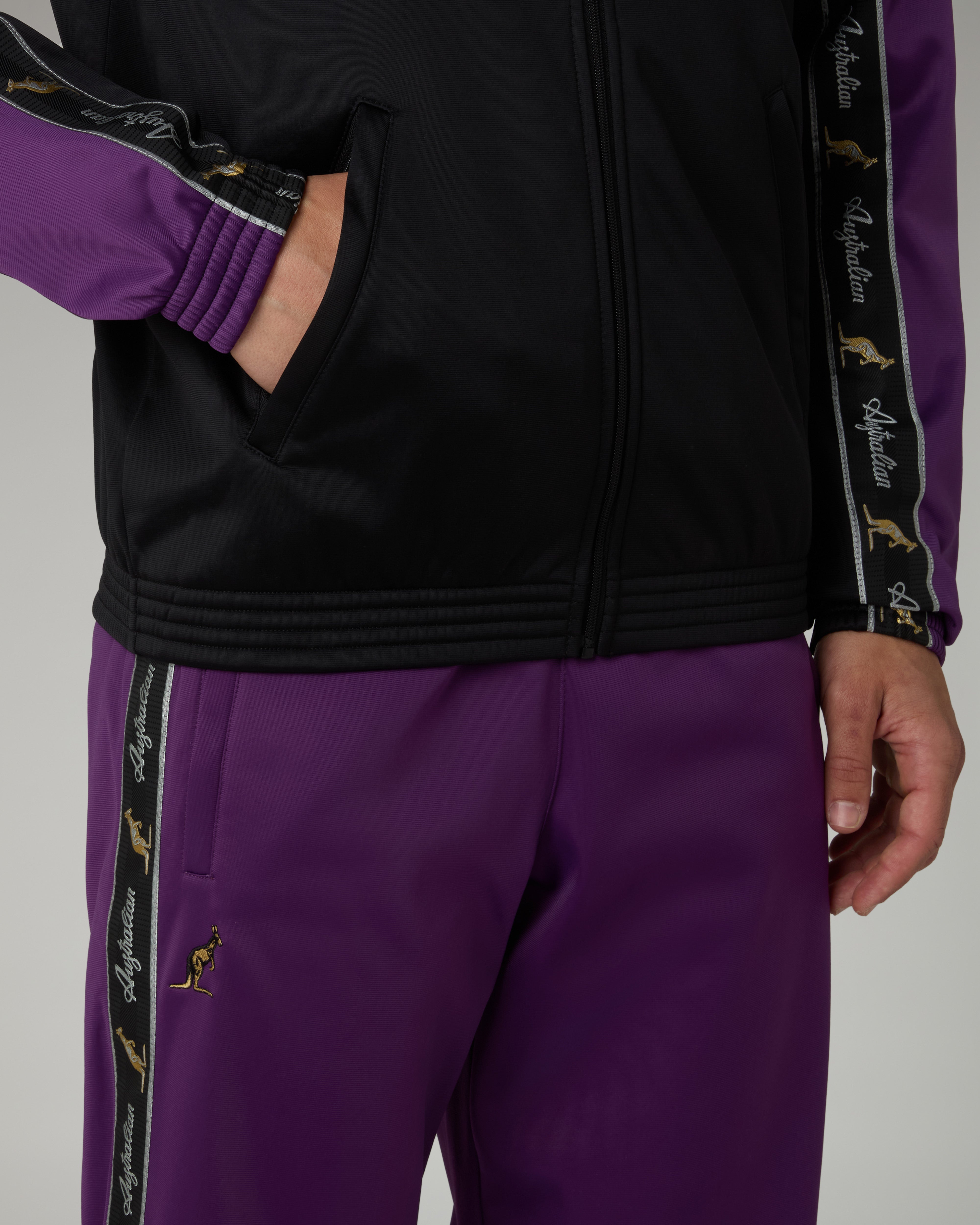australian-duo-track-jacket-giacca-in-acetato-viola-ss26 image 5