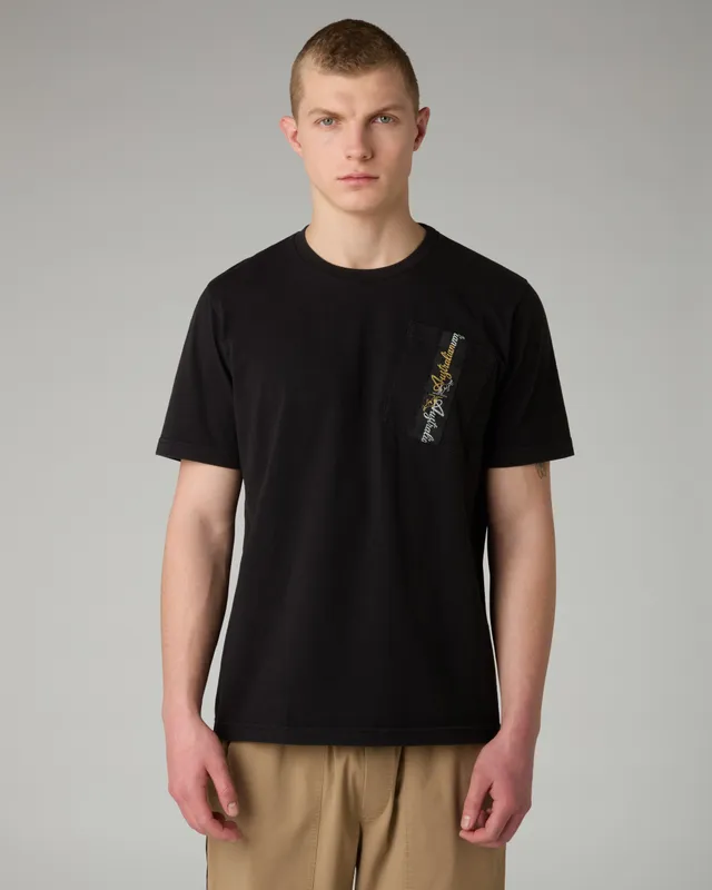 australian-tape-pocket-t-shirt-maglietta-cotone-con-taschino-e-banda image 1