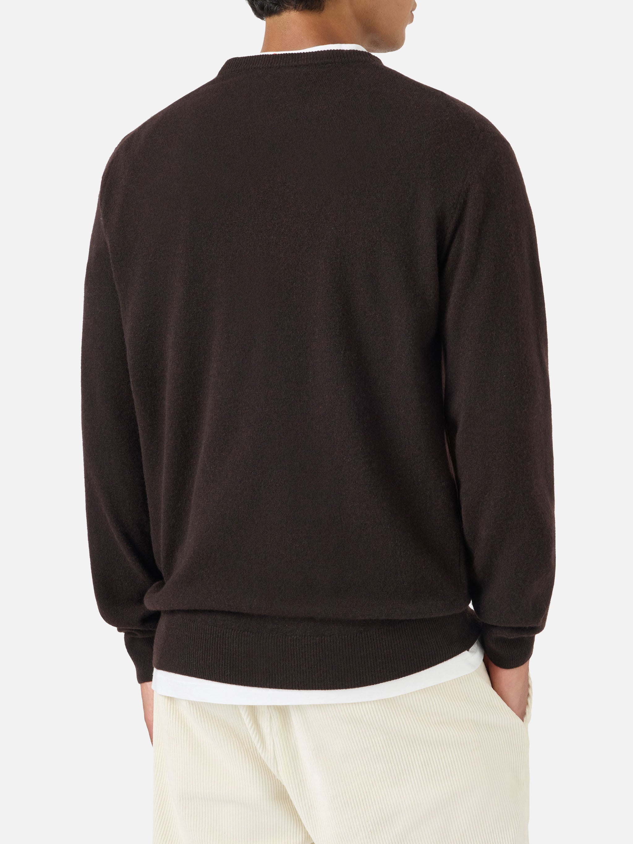 mc2-saint-barth-heron-light-maglione-uomo-girocollo-marrone-con-ricamo-wall-stre image 4