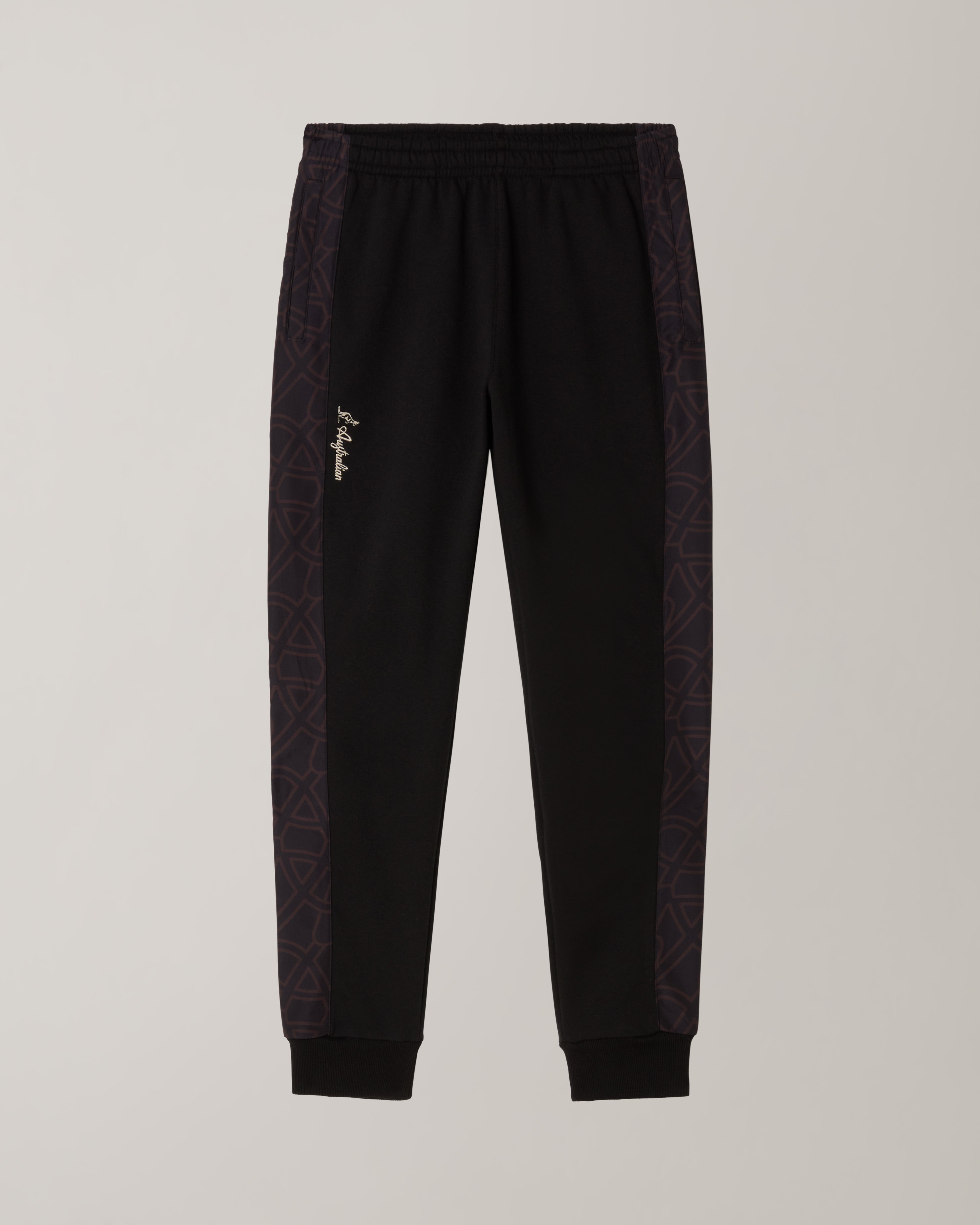 australian-iconissima-track-pant-nero-in-felpa-e-smash image 6