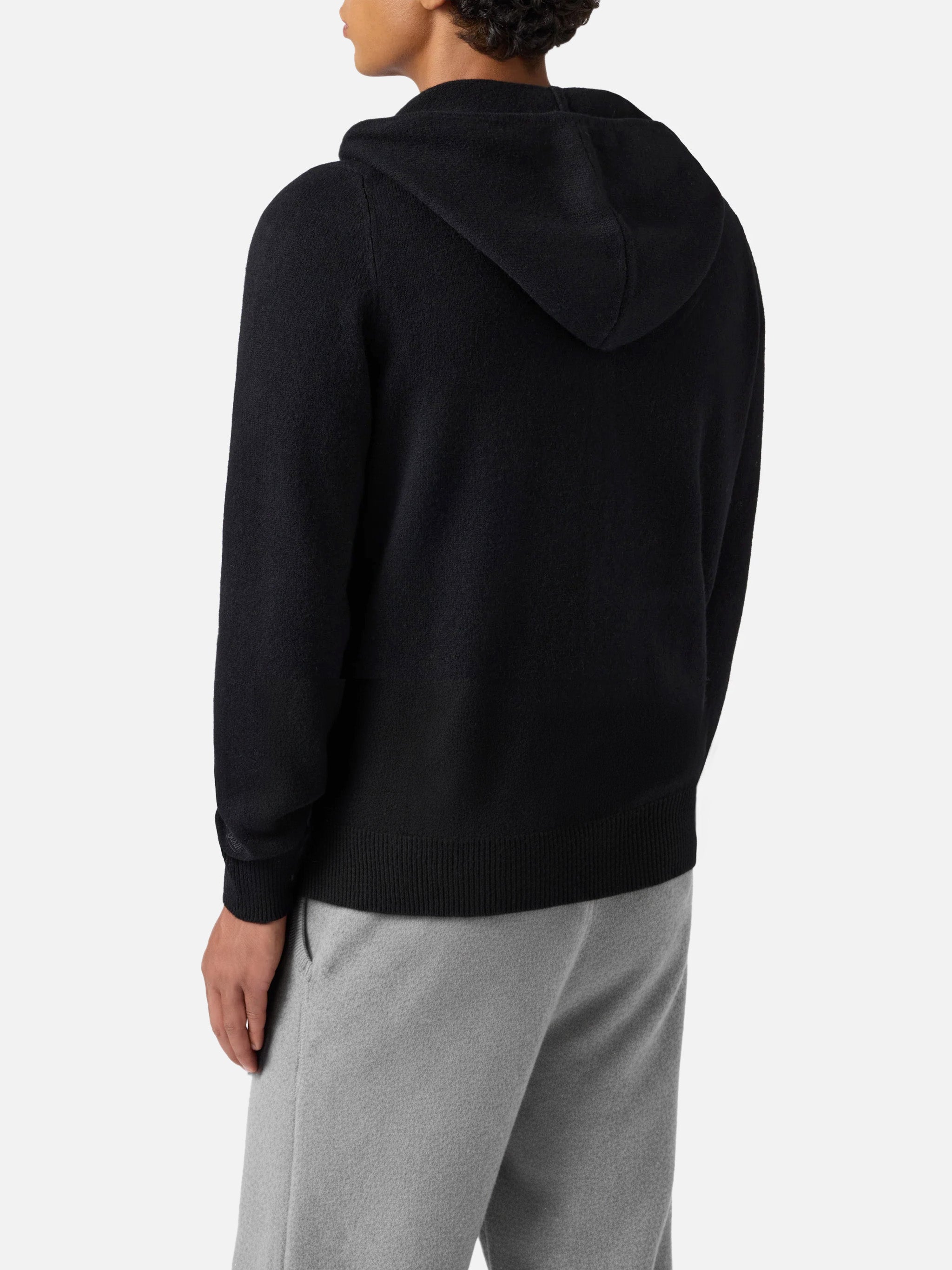 mc2-saint-barth-notting-felpa-con-cappuccio-full-zip-in-lambswool-nero-uomo image 5