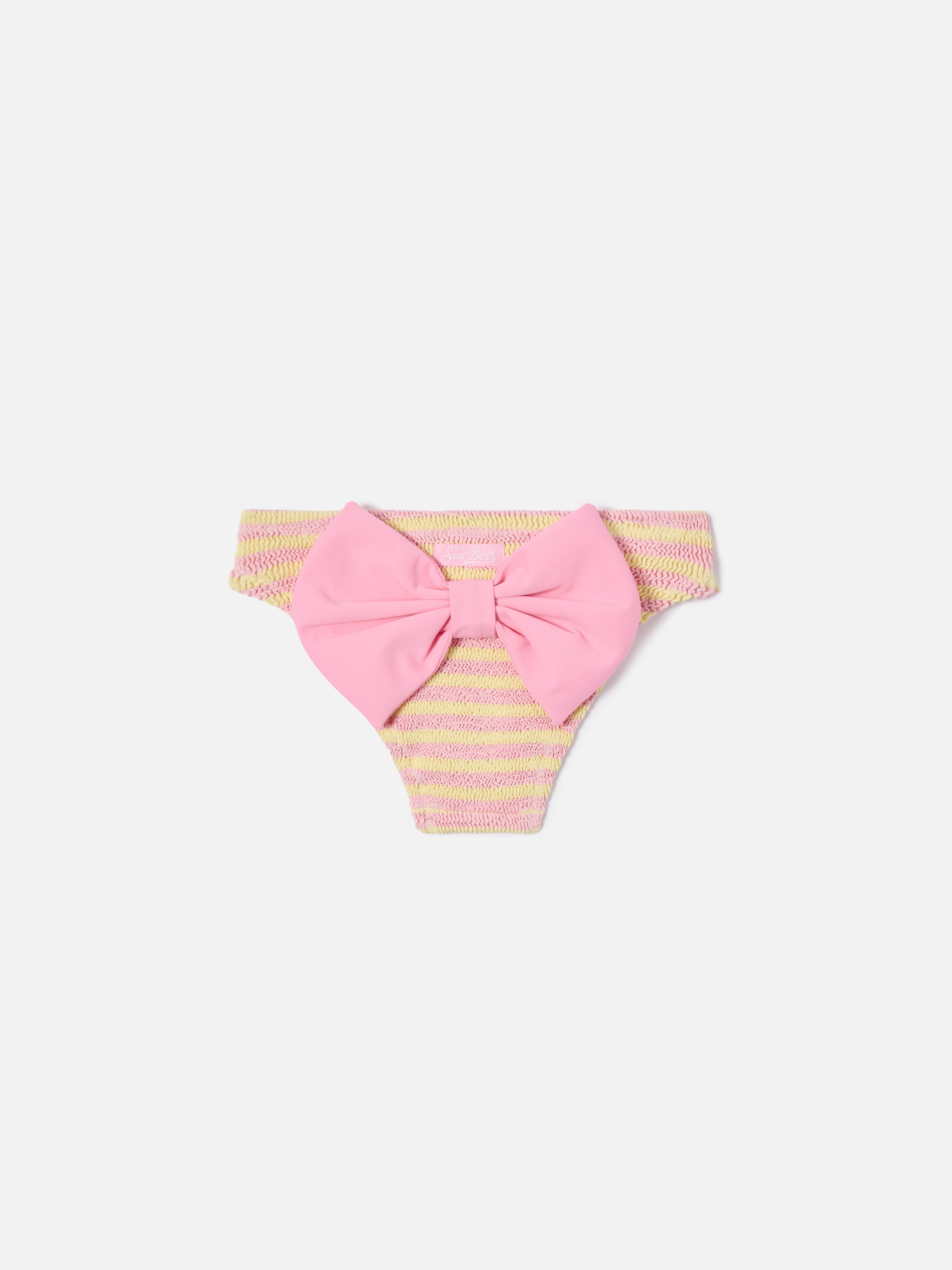 slip-da-bagno-bambina-mc2-saint-barth-madame-in-tessuto-crinkle-a-righe-rosa-e-g image 3