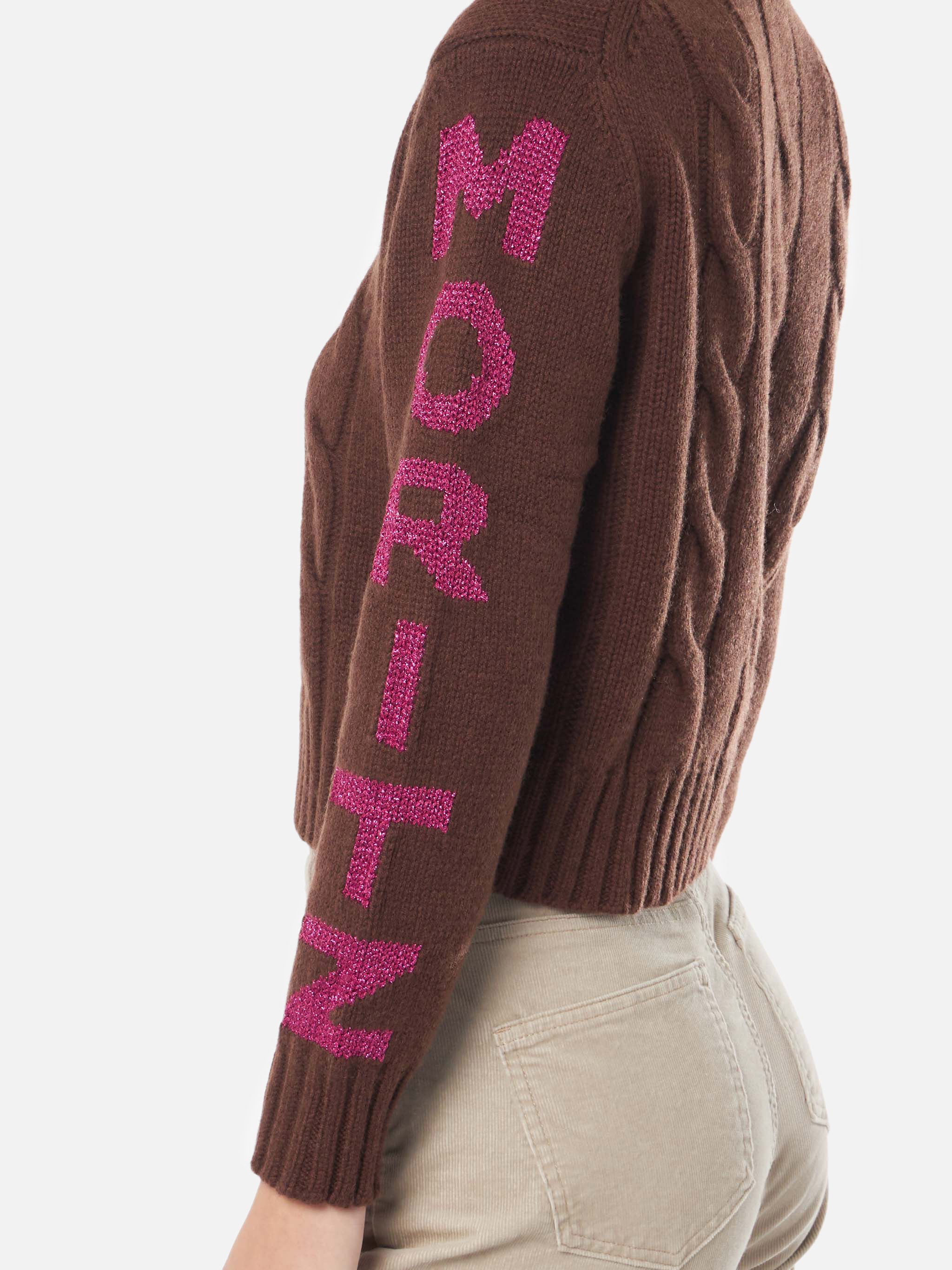 mc2-saint-barth-adler-maglione-collo-alto-con-jacquard-saint-moritz-in-lurex image 3